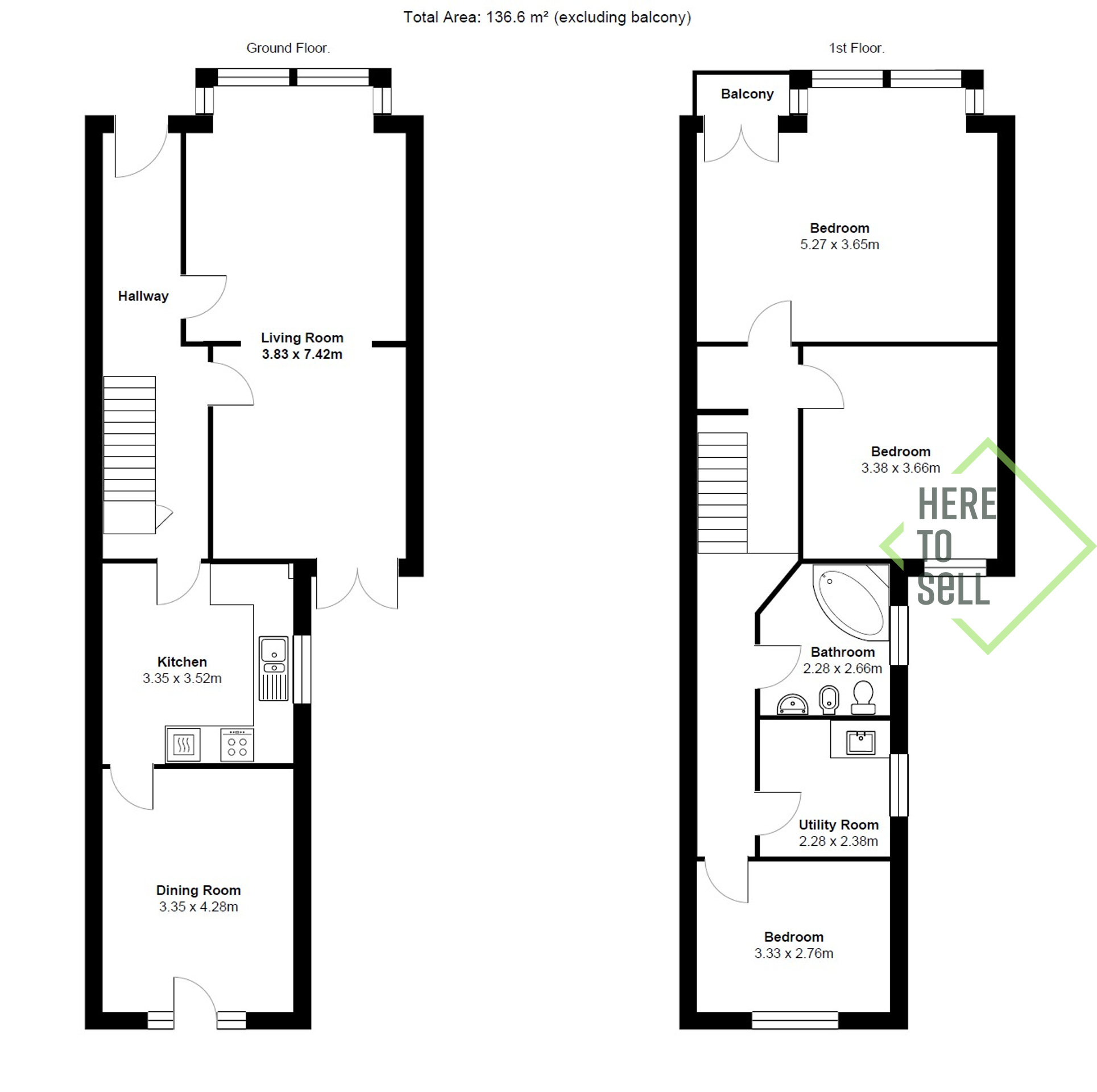 322 Mount Pleasant Road, London floorplan