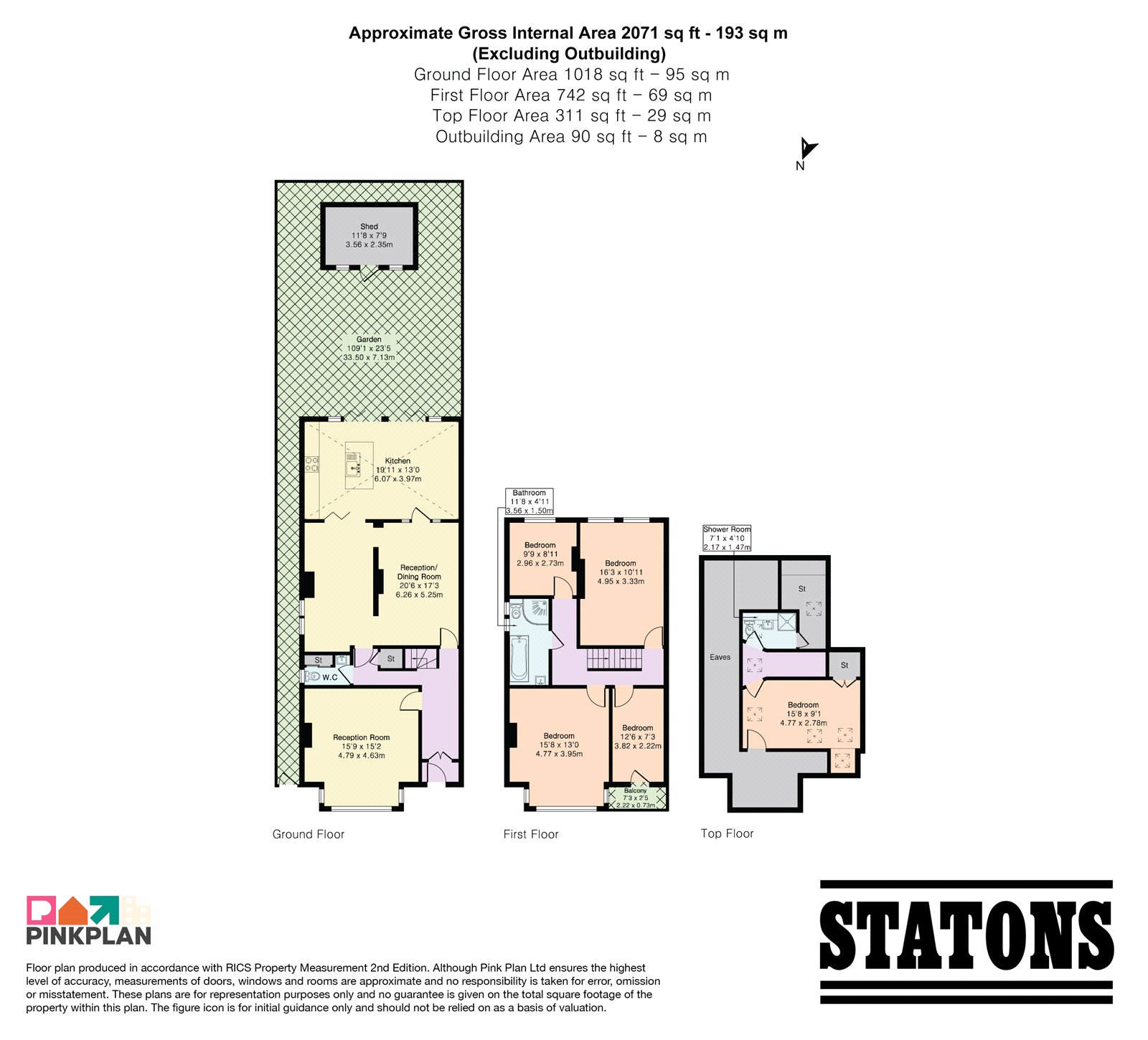 71, Fitzjohn Avenue, Barnet floorplan