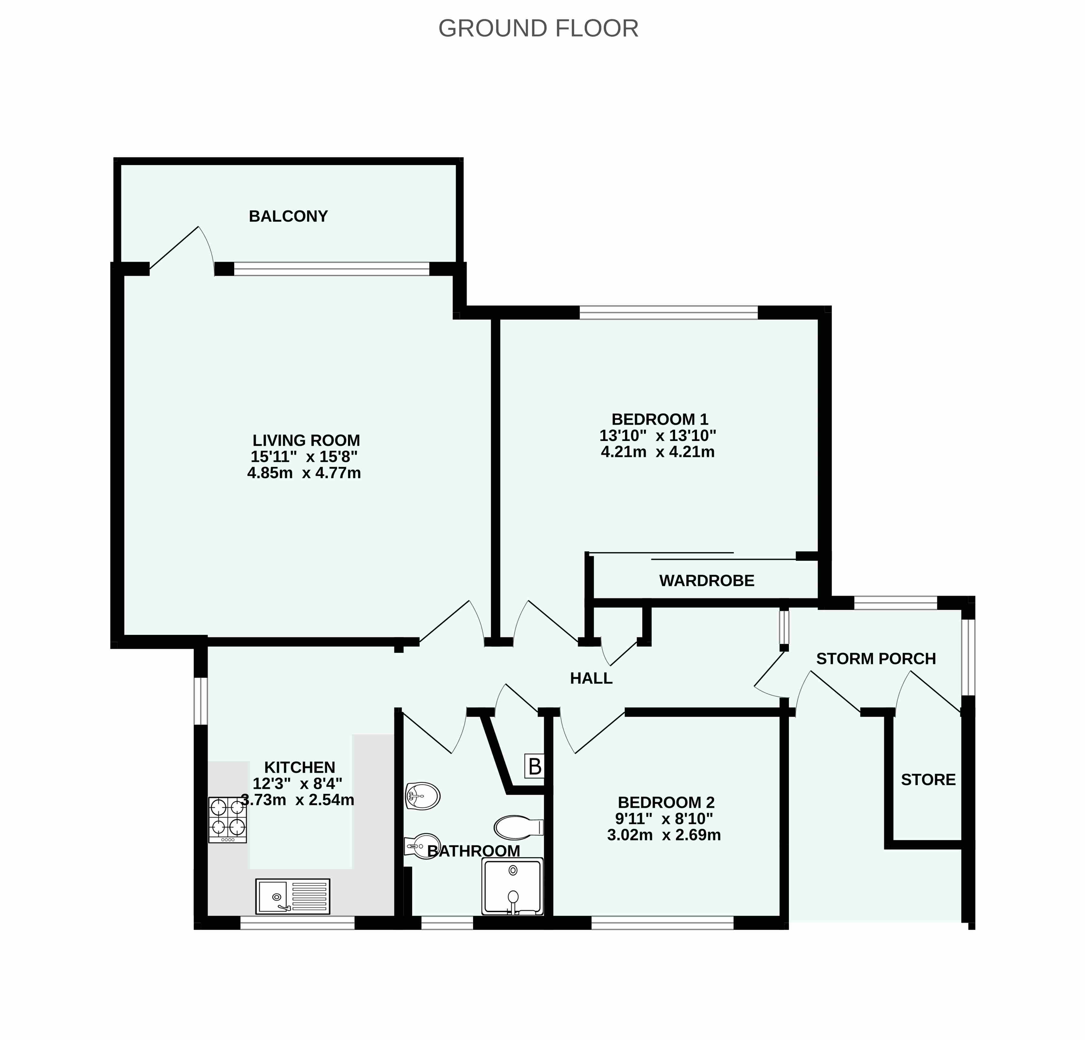Torquay Devon, Devon floorplan