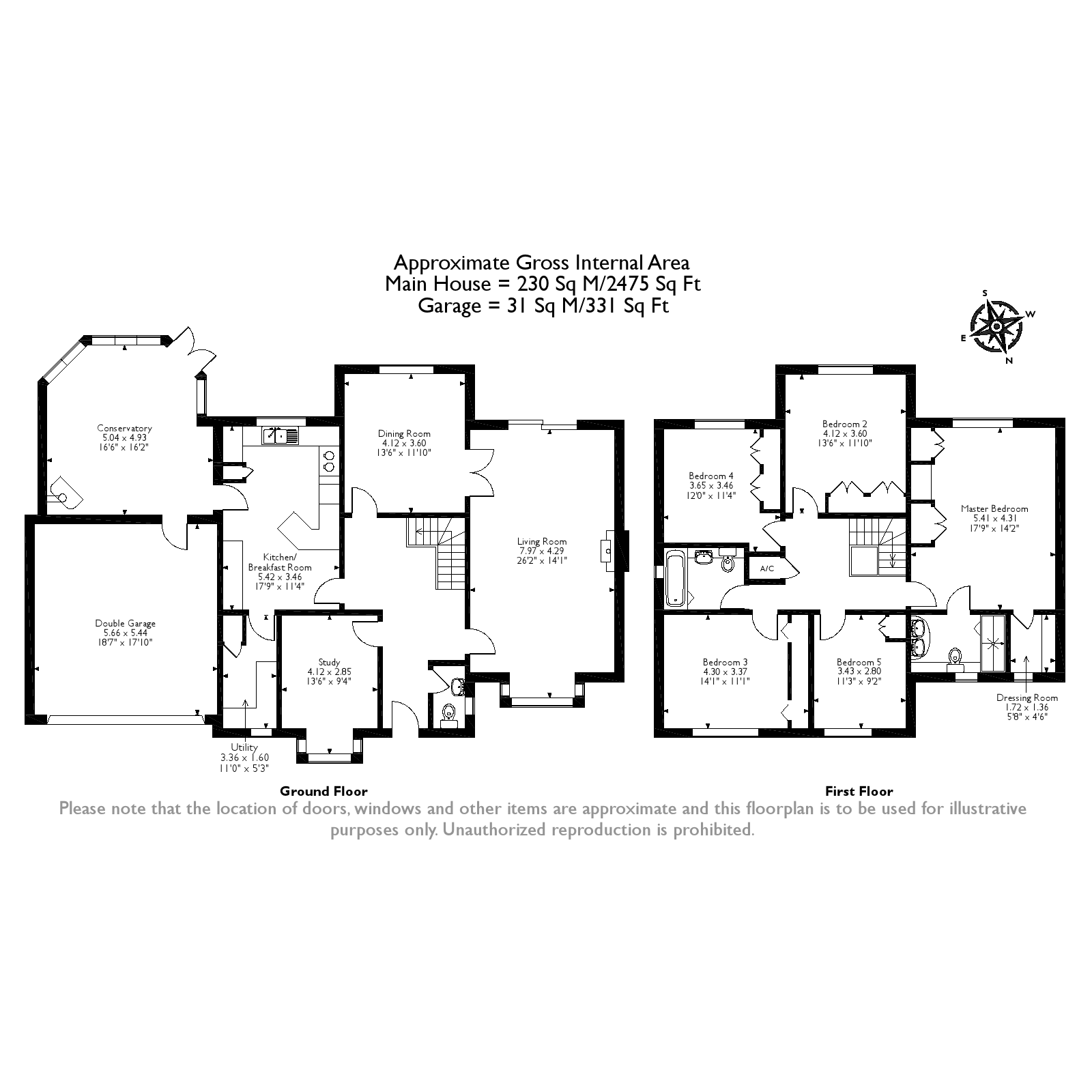 5 Bedrooms Detached house for sale in Dartnell Court, West Byfleet KT14