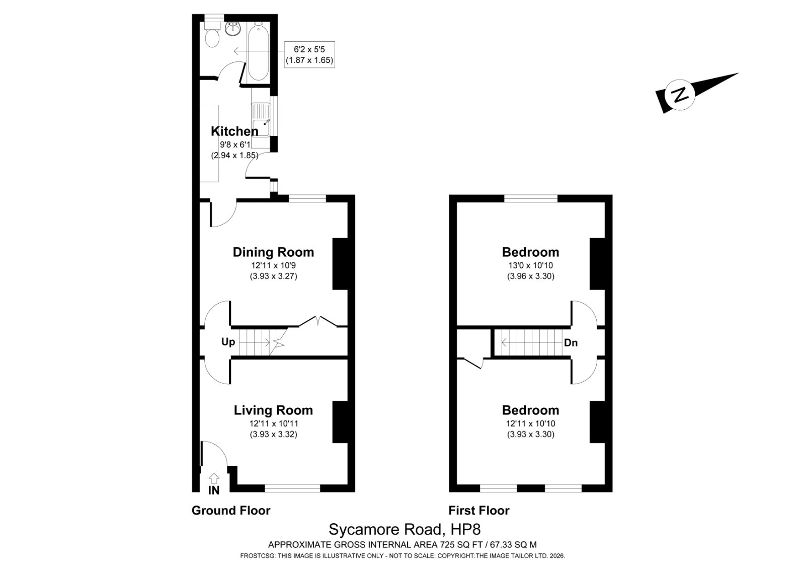 53, Sycamore Road, Buckinghamshire floorplan