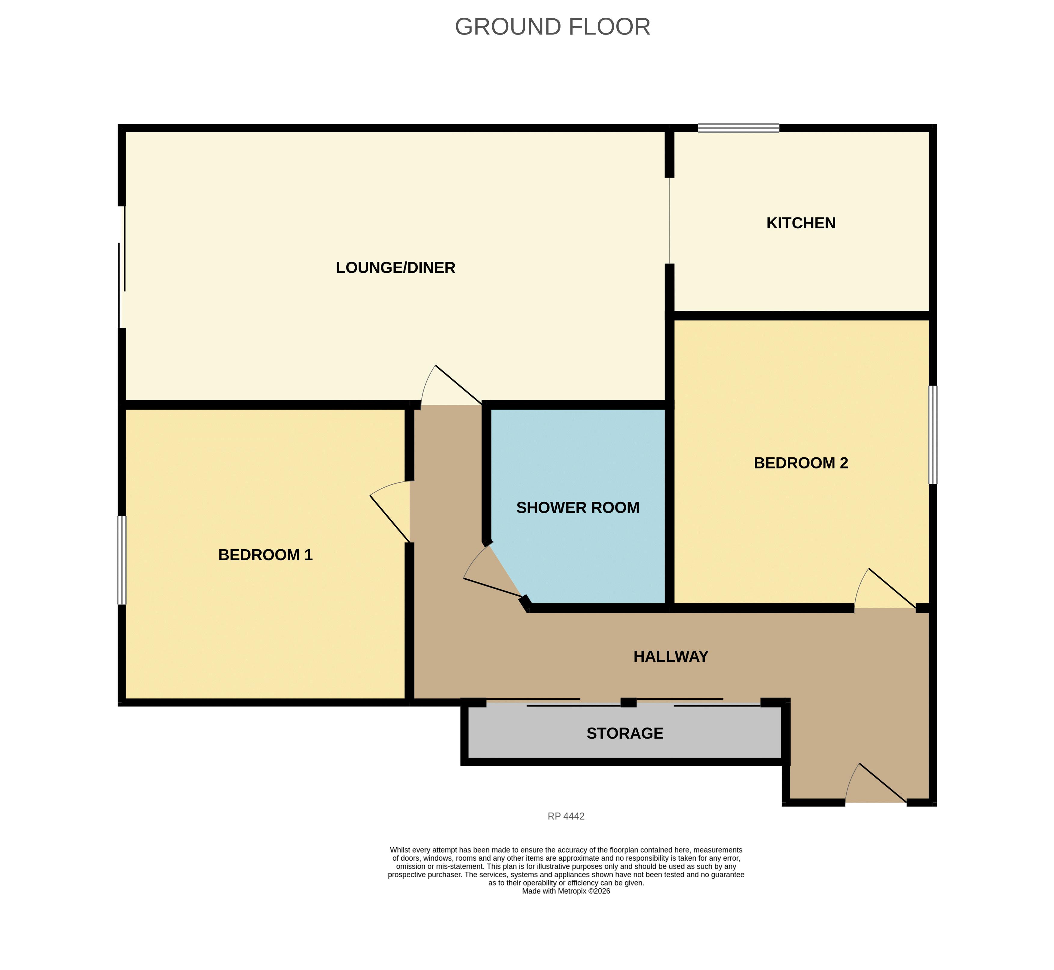 Apt 5 Rhos Manor, Penrhyn Avenue, Colwyn Bay floorplan