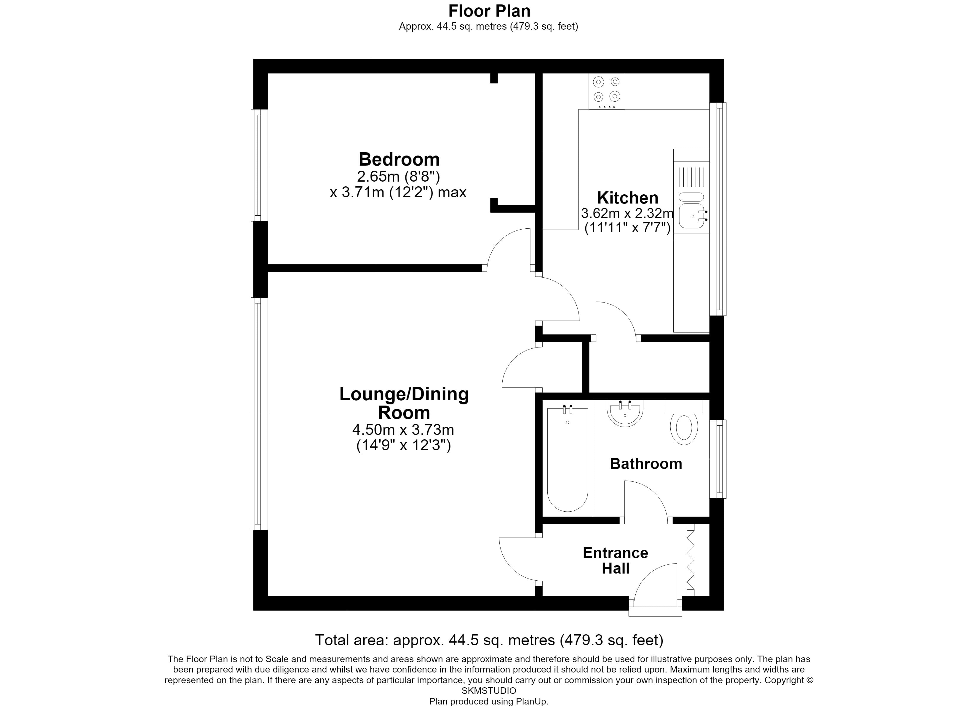 111 Livingstone Walk, Hemel Hempstead floorplan
