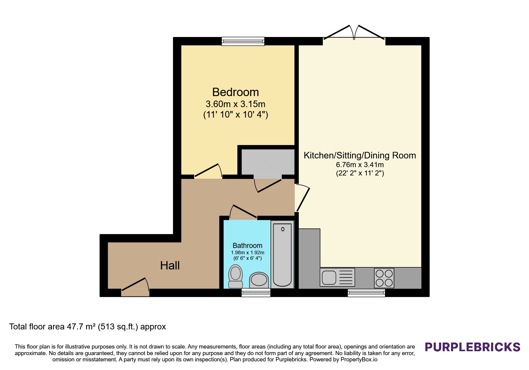 Flat 7, 63, Santa Cruz Avenue, Newton Leys, Milton Keynes floorplan