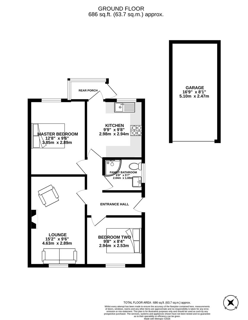 3, Richmond Road, Chorley floorplan
