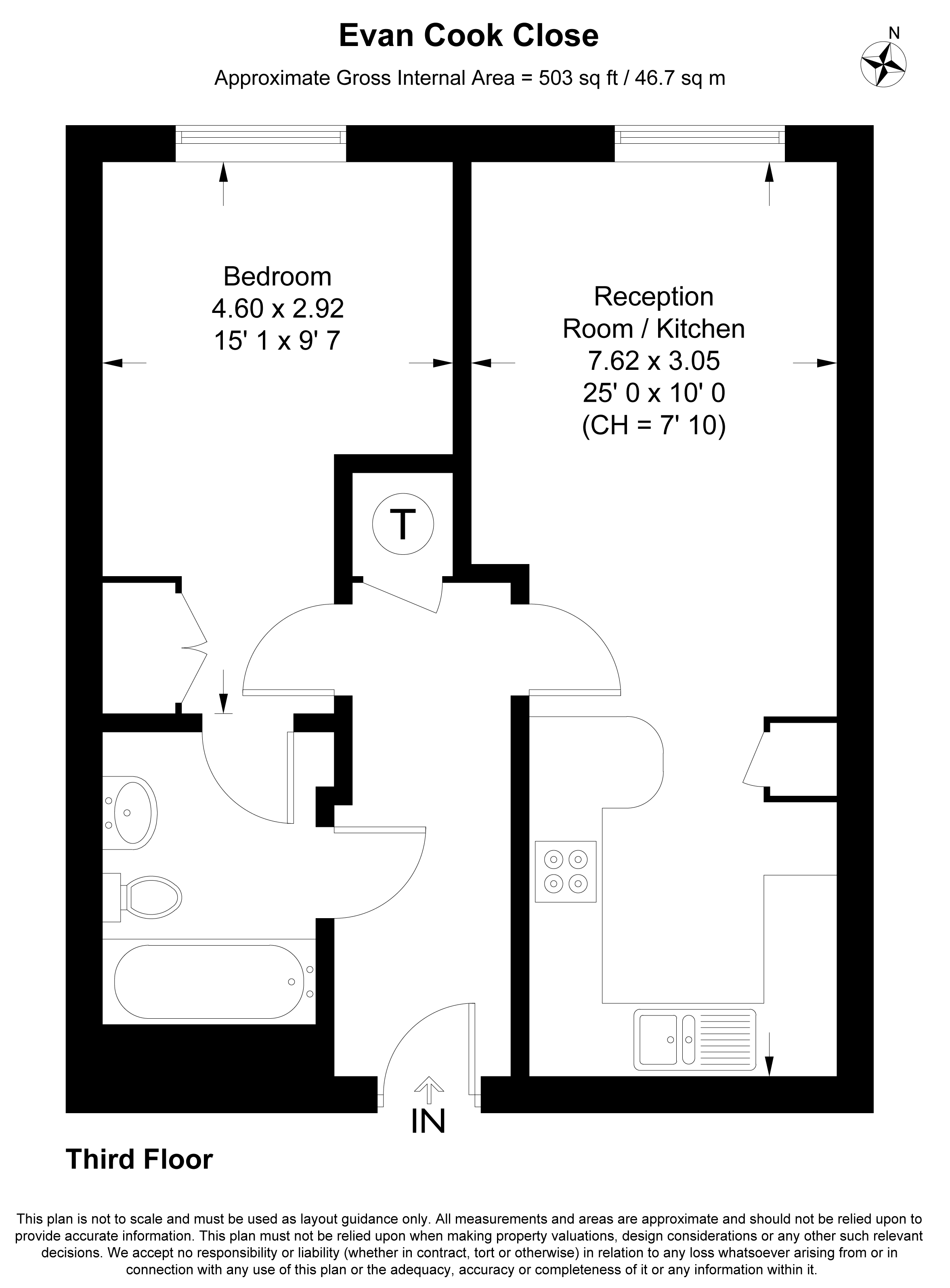 47, Evan Cook Close, London floorplan