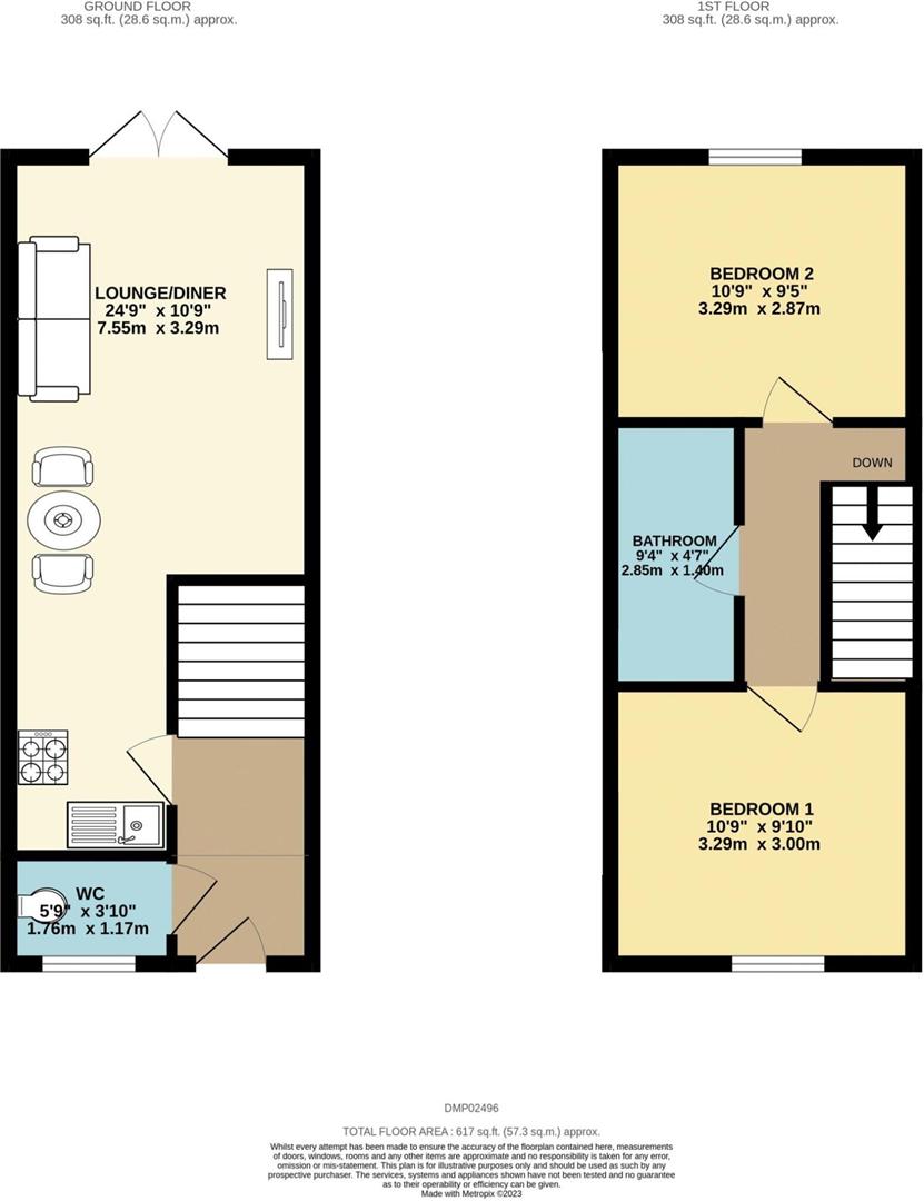 9, Westport Gardens, Poole floorplan