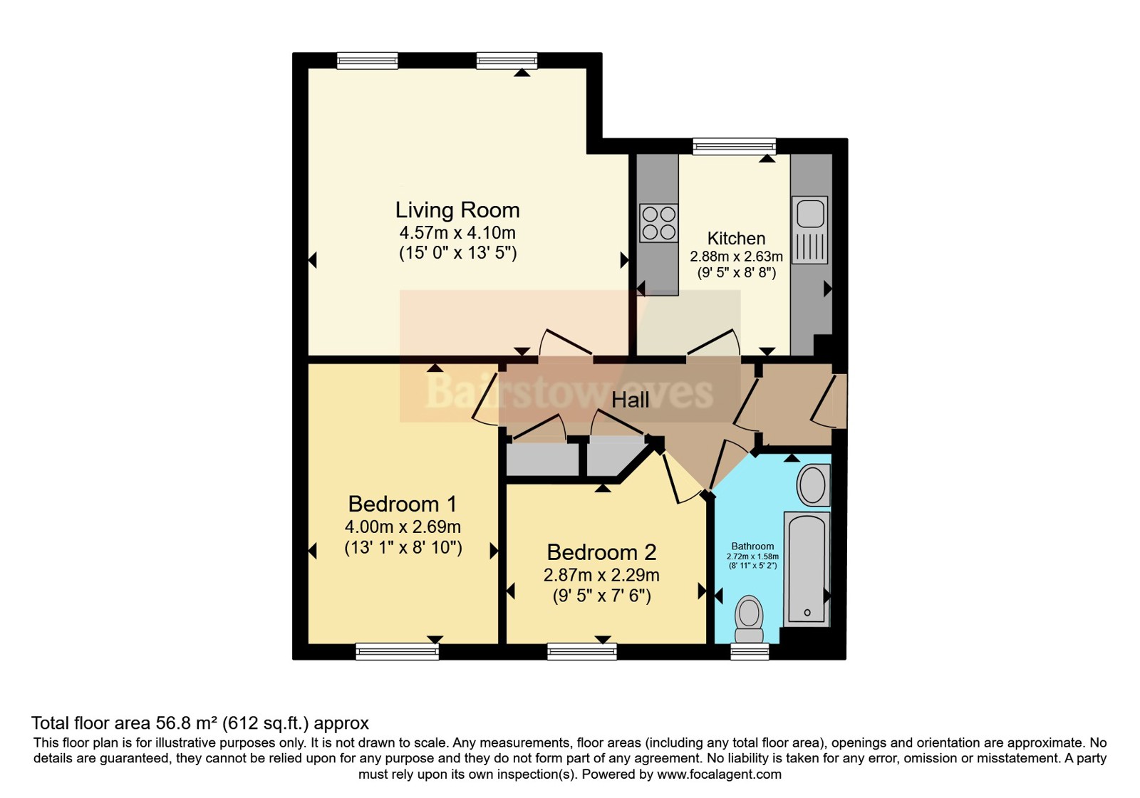 60, Sheridan Way, Nottinghamshire floorplan