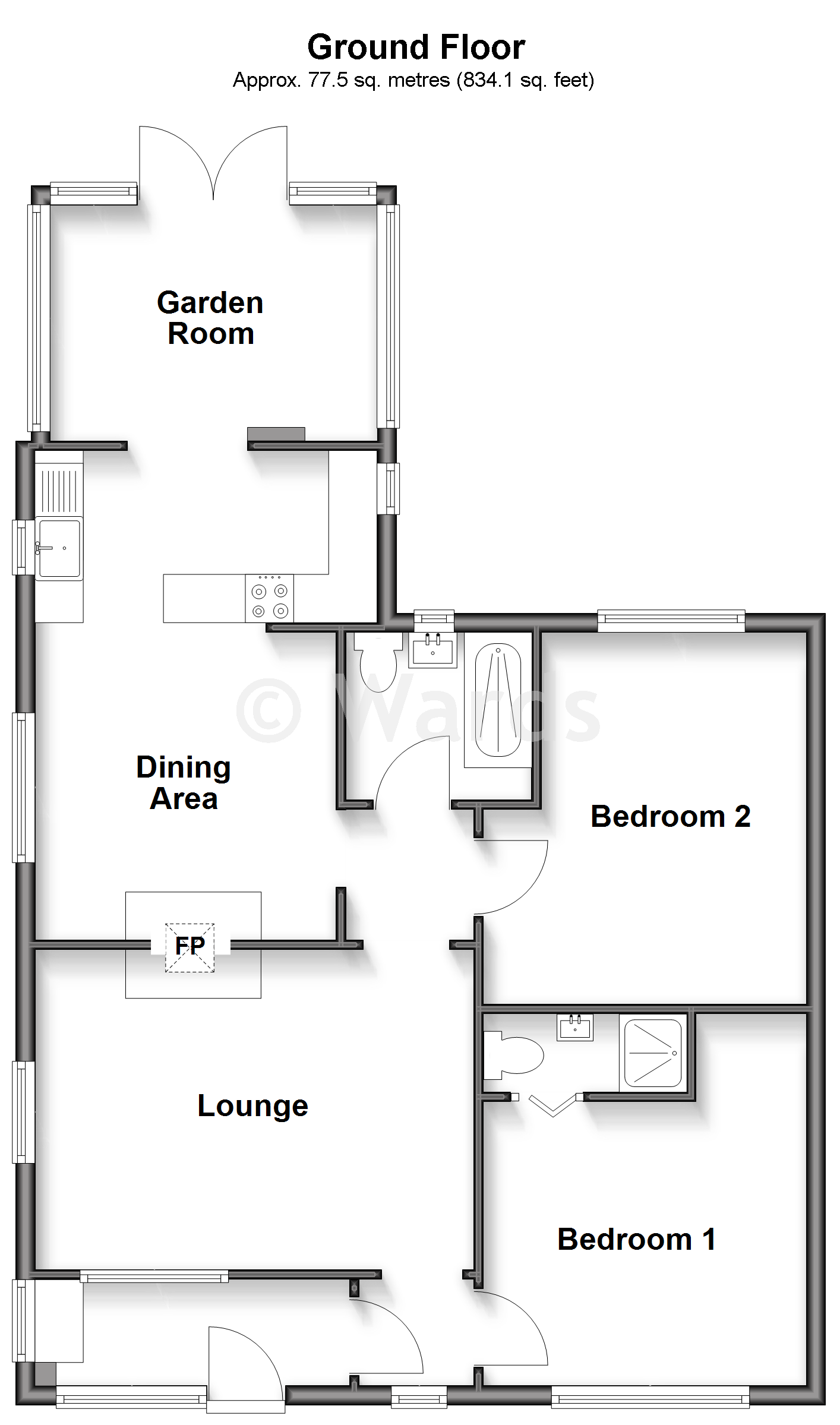 48, Seaway Gardens, Romney Marsh floorplan