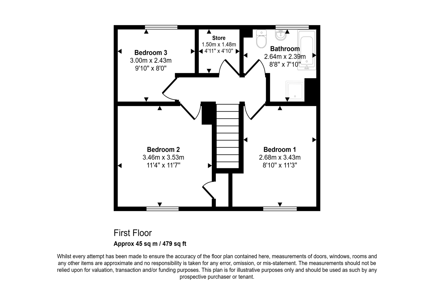 30, Beechfield, Newton Aycliffe floorplan