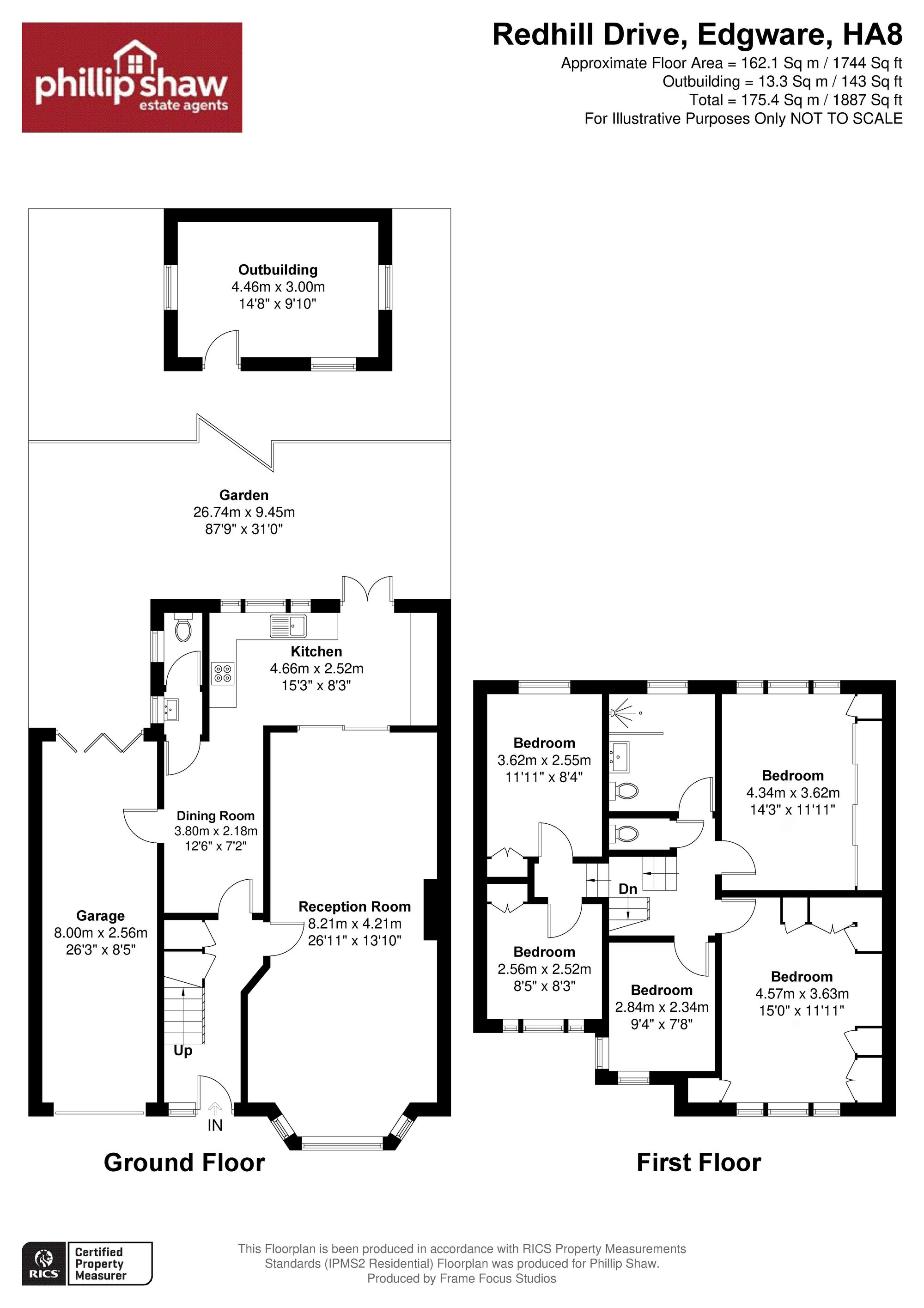 5 Redhill Drive, Edgware floorplan