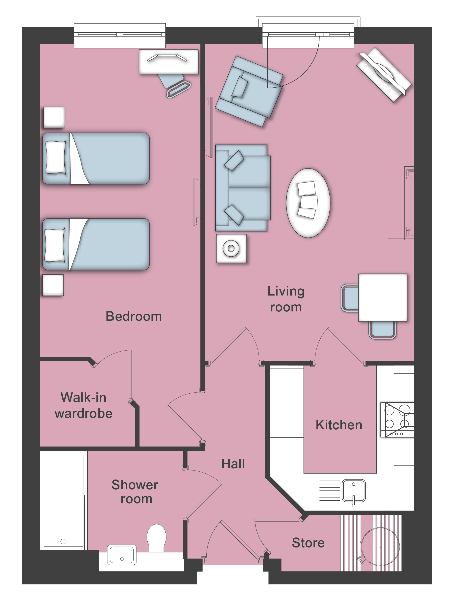 Plot 26 Jubilee Lodge,, Crookham Road, Fleet floorplan
