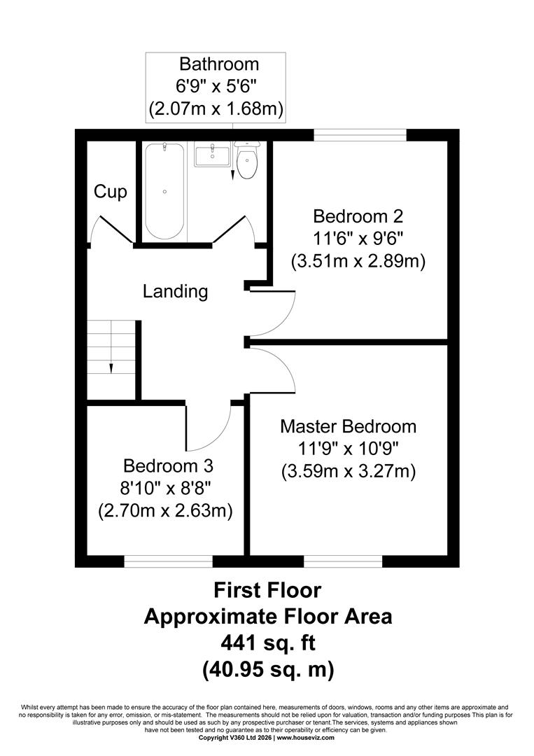 129, Charles Street, Selby floorplan
