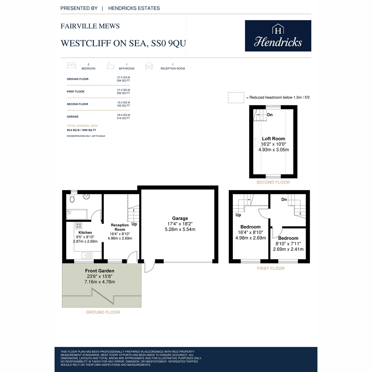 3, Fairville Mews, Westcliff-on-sea floorplan