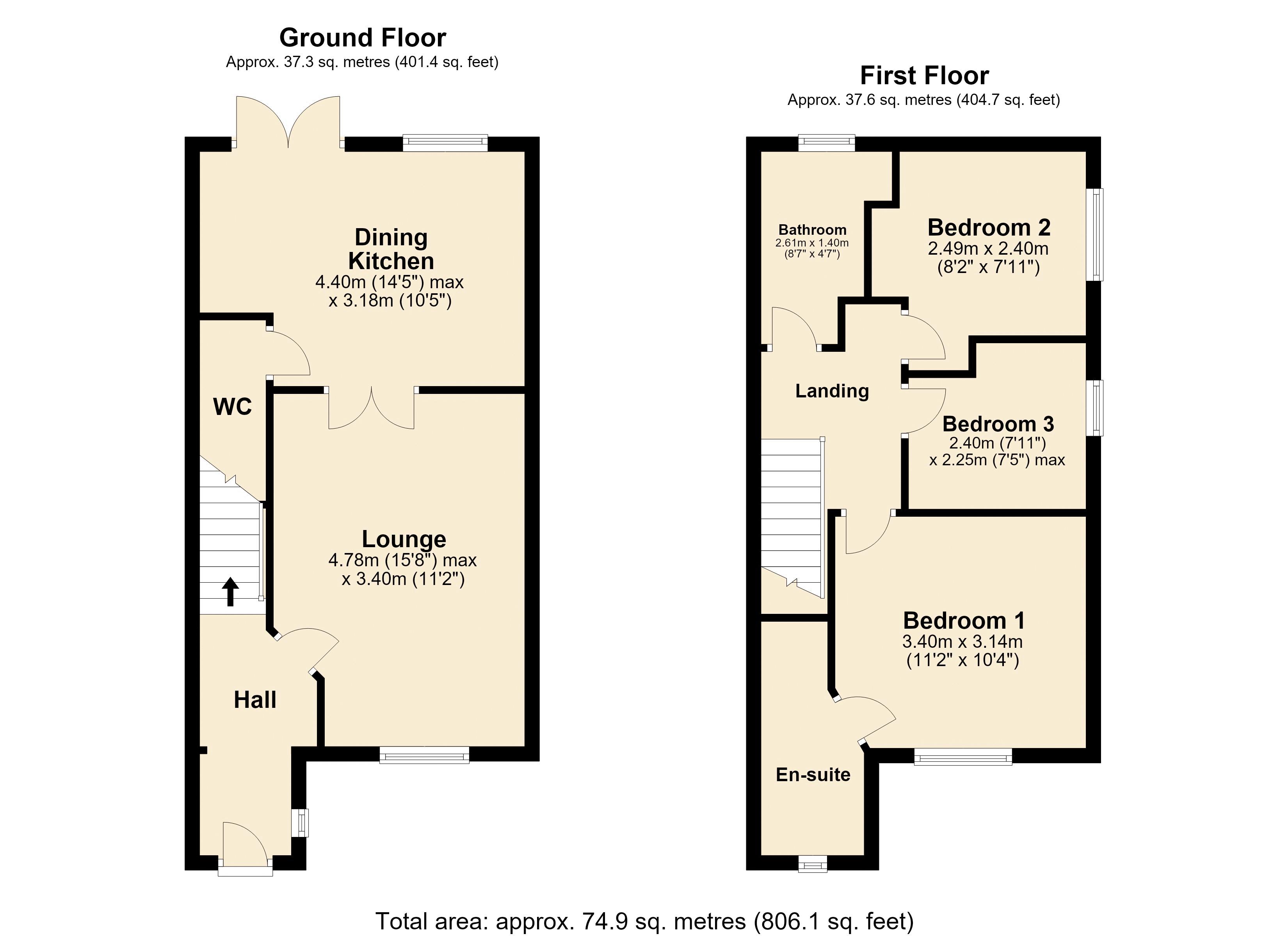 2, Victoria Street, Heywood floorplan