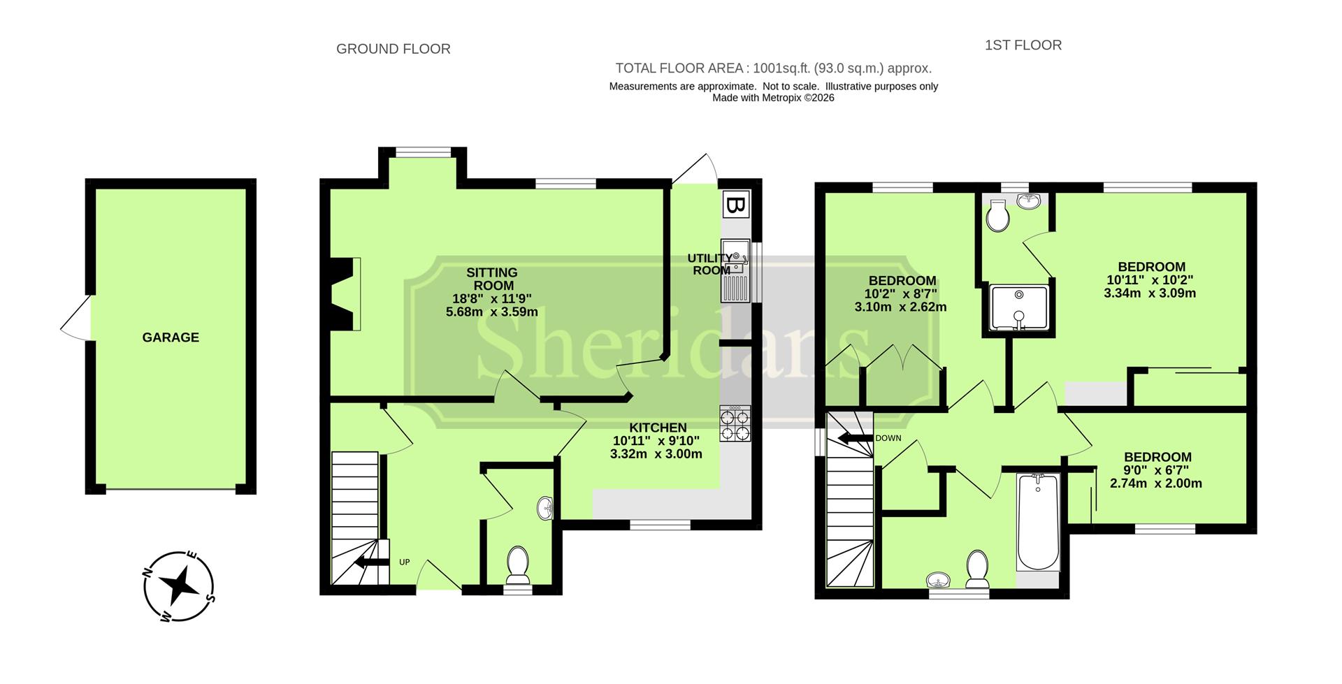 17, Darby Close, Bury St. Edmunds floorplan