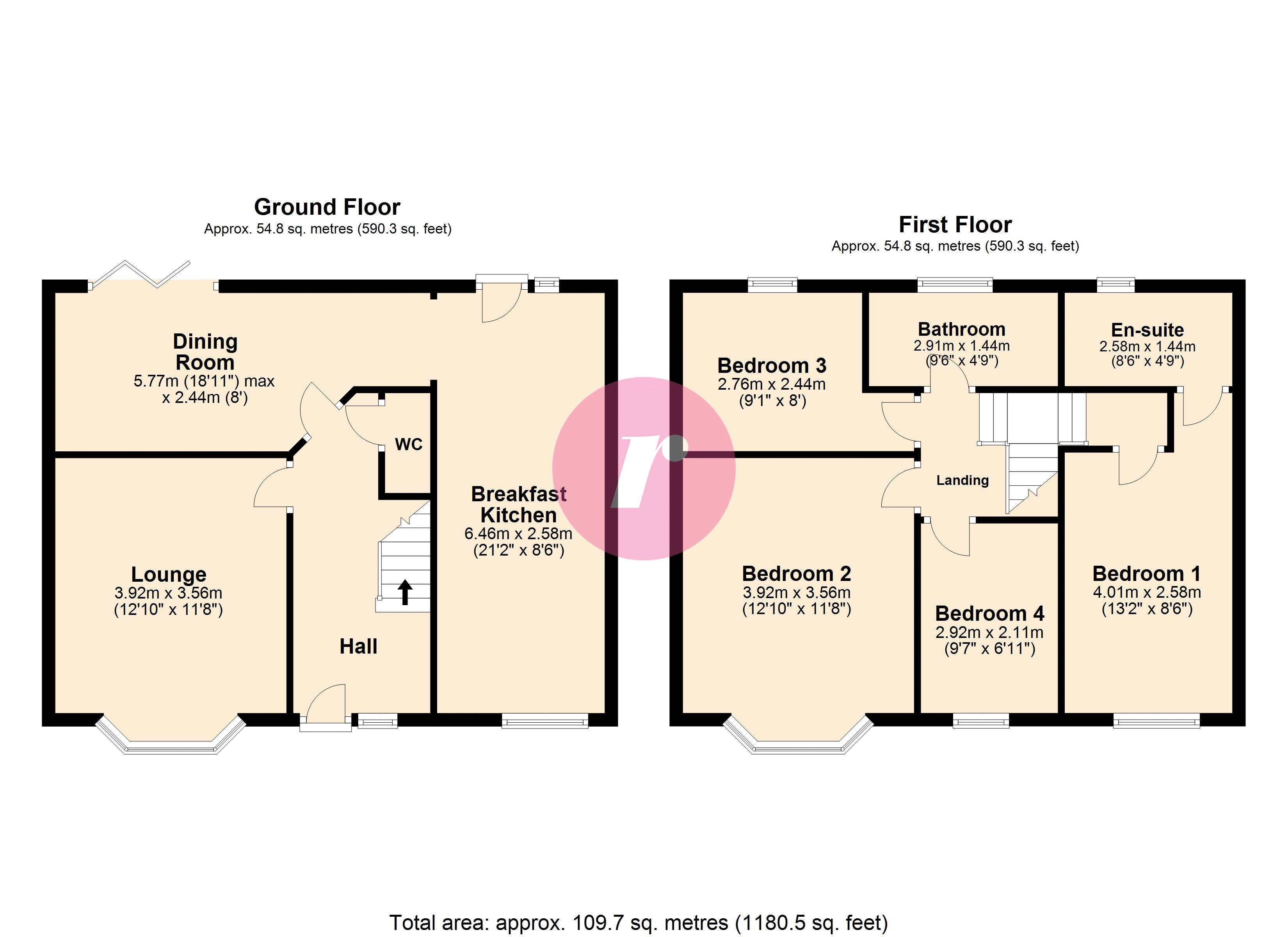 4, Moor Hill, Rochdale floorplan