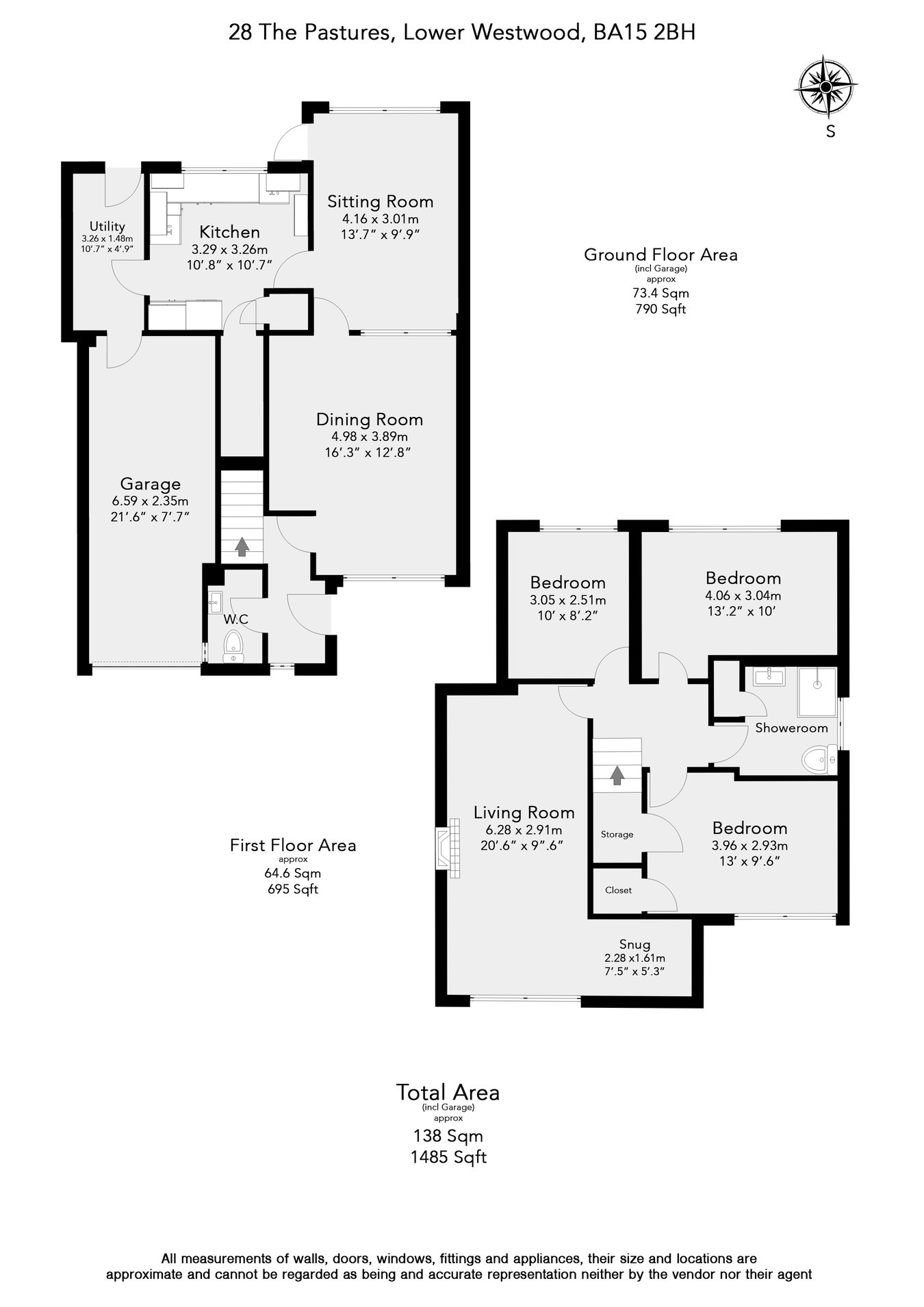28, The Pastures, Lower Westwood floorplan