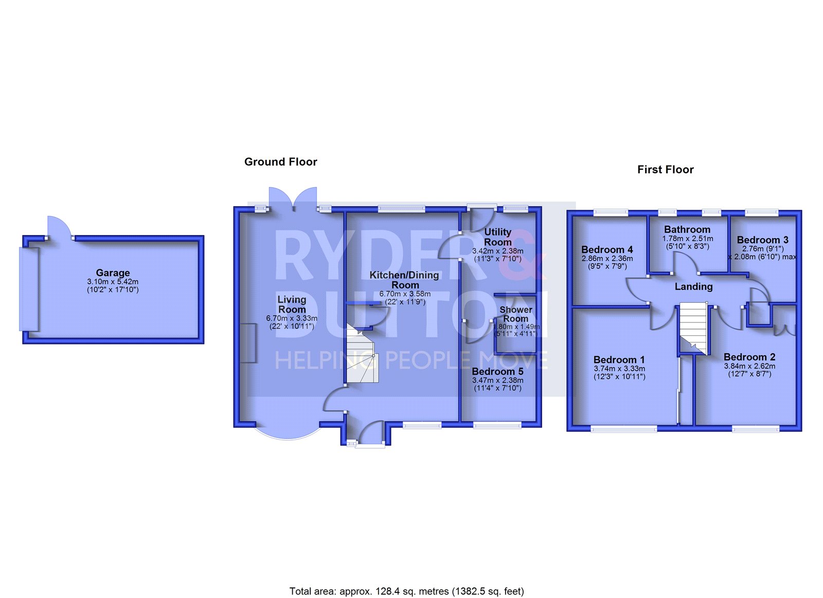 20, Ladybower Avenue, Huddersfield floorplan
