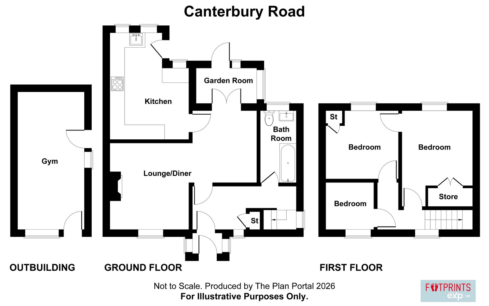 145, Canterbury Road, Birchington floorplan