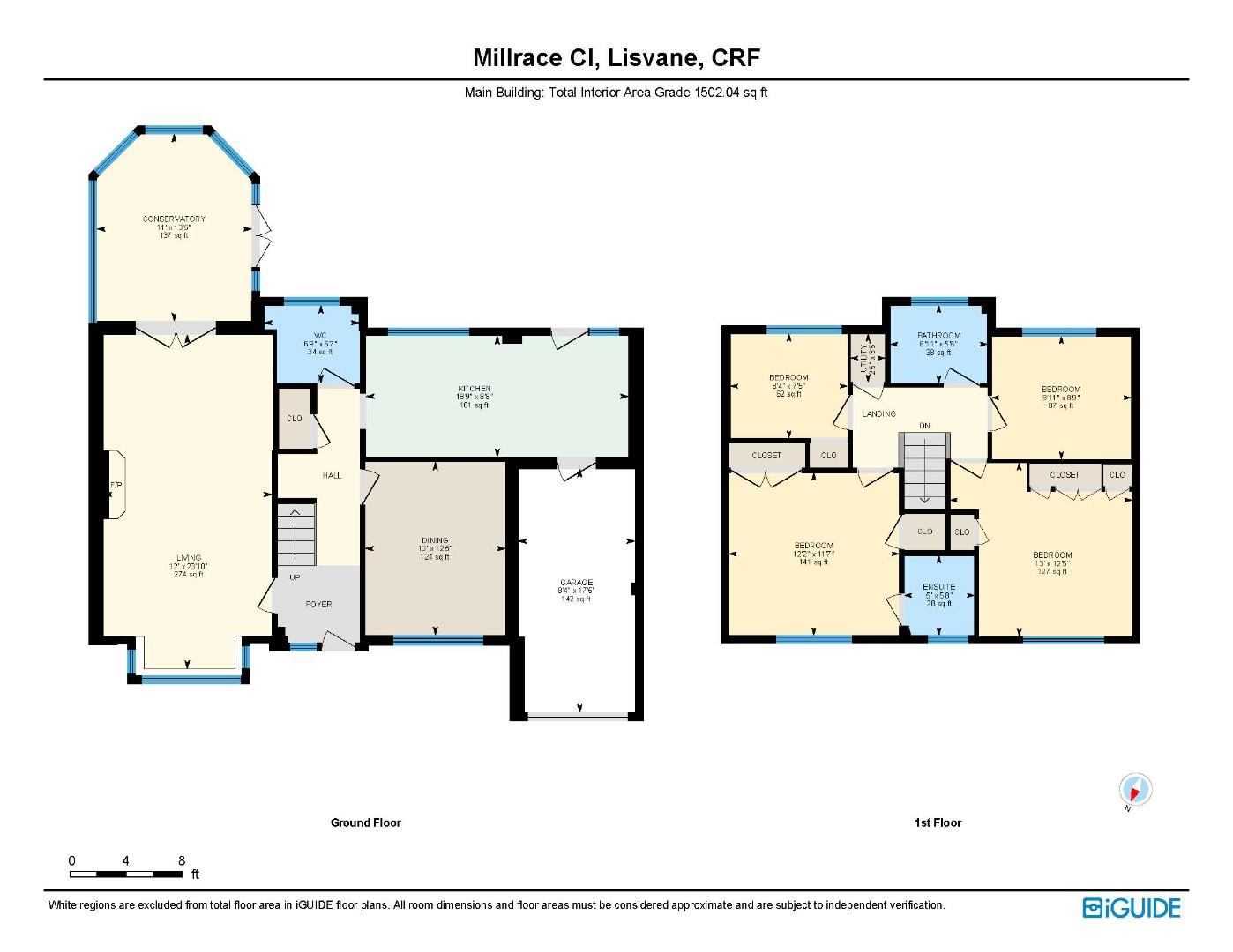 64, Millrace Close, Cardiff floorplan