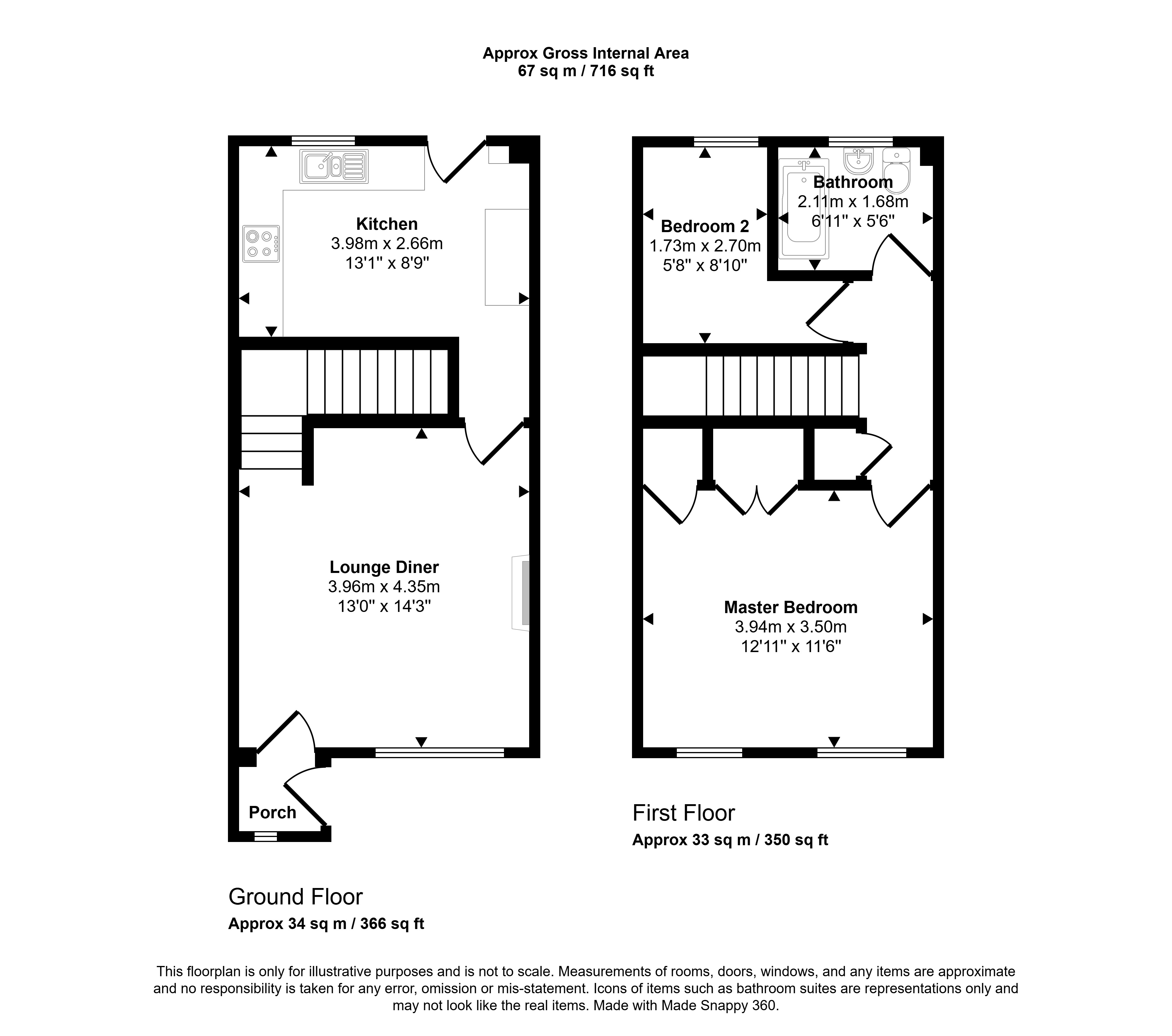 2, Chapel Court, Newcastle upon Tyne floorplan