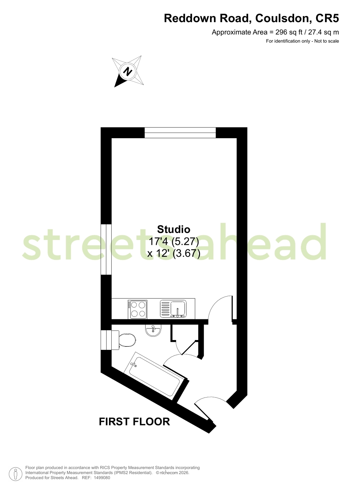 Flat 11, Rusper Court 2A,, Reddown Road, Coulsdon floorplan