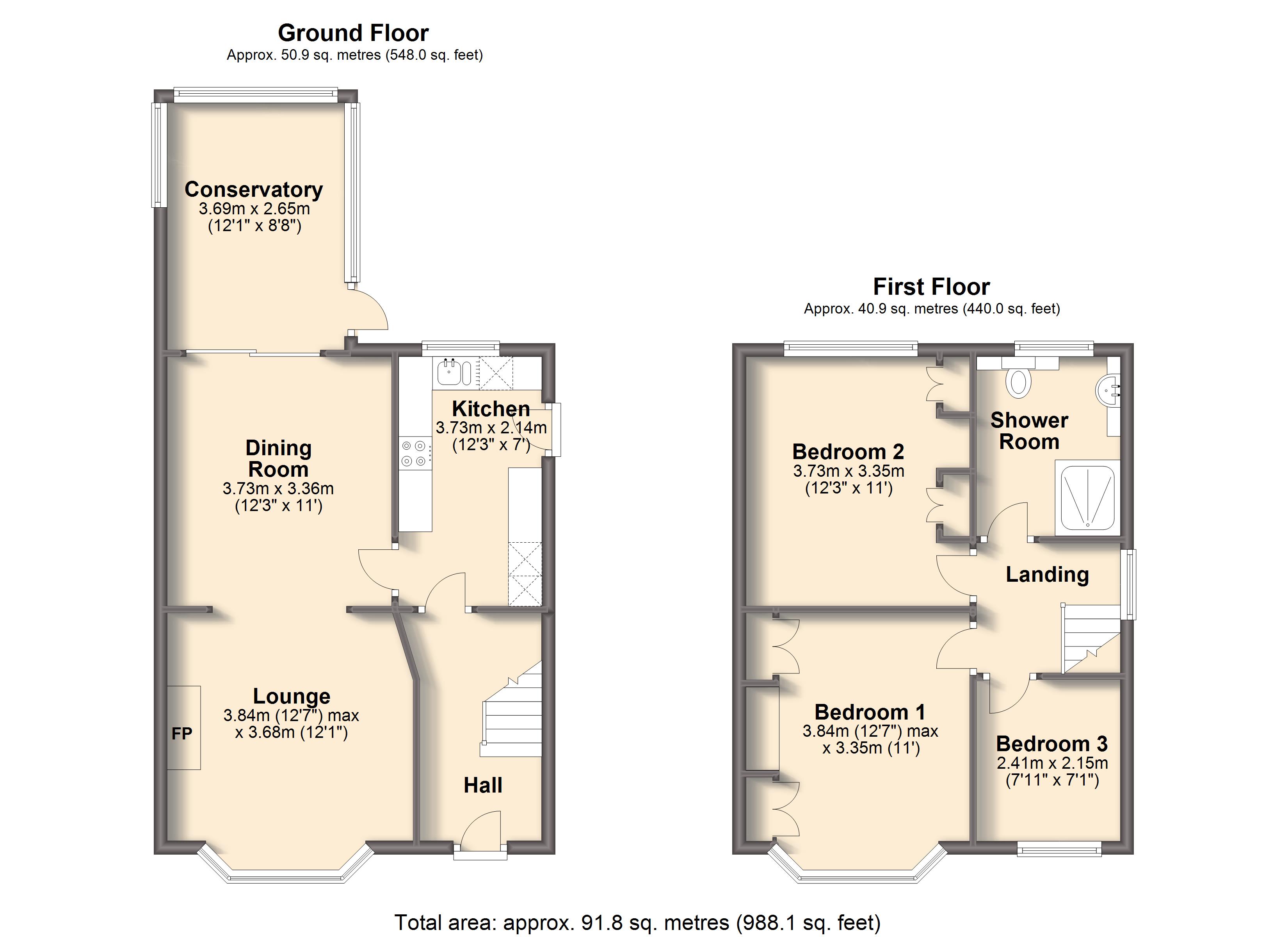 3 Bedrooms Semi-detached house for sale in North Wingfield Road, Grassmoor, Chesterfield S42