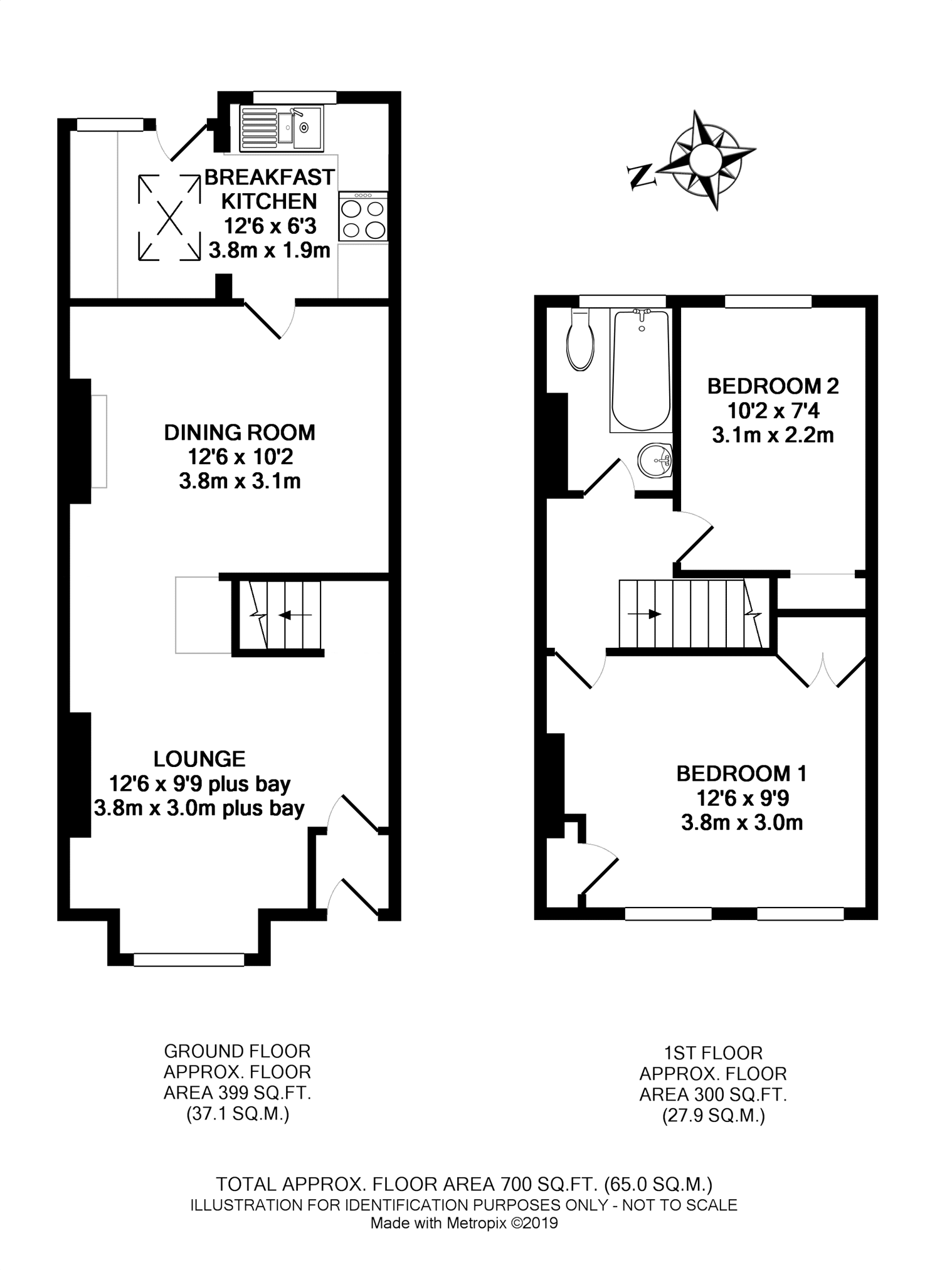 34, Baker Street, North Yorkshire floorplan