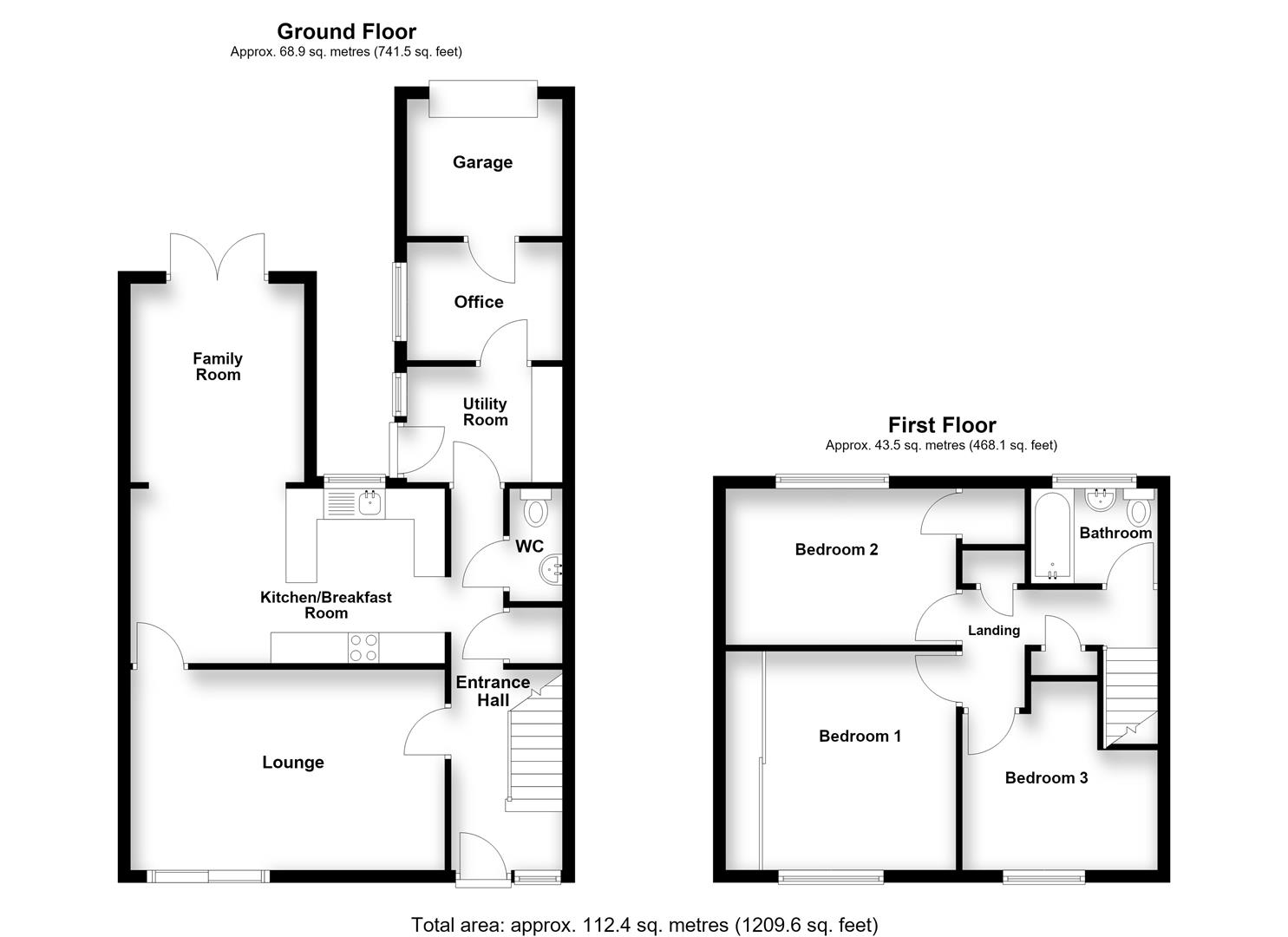 Canterbury Way, Stevenage floorplan