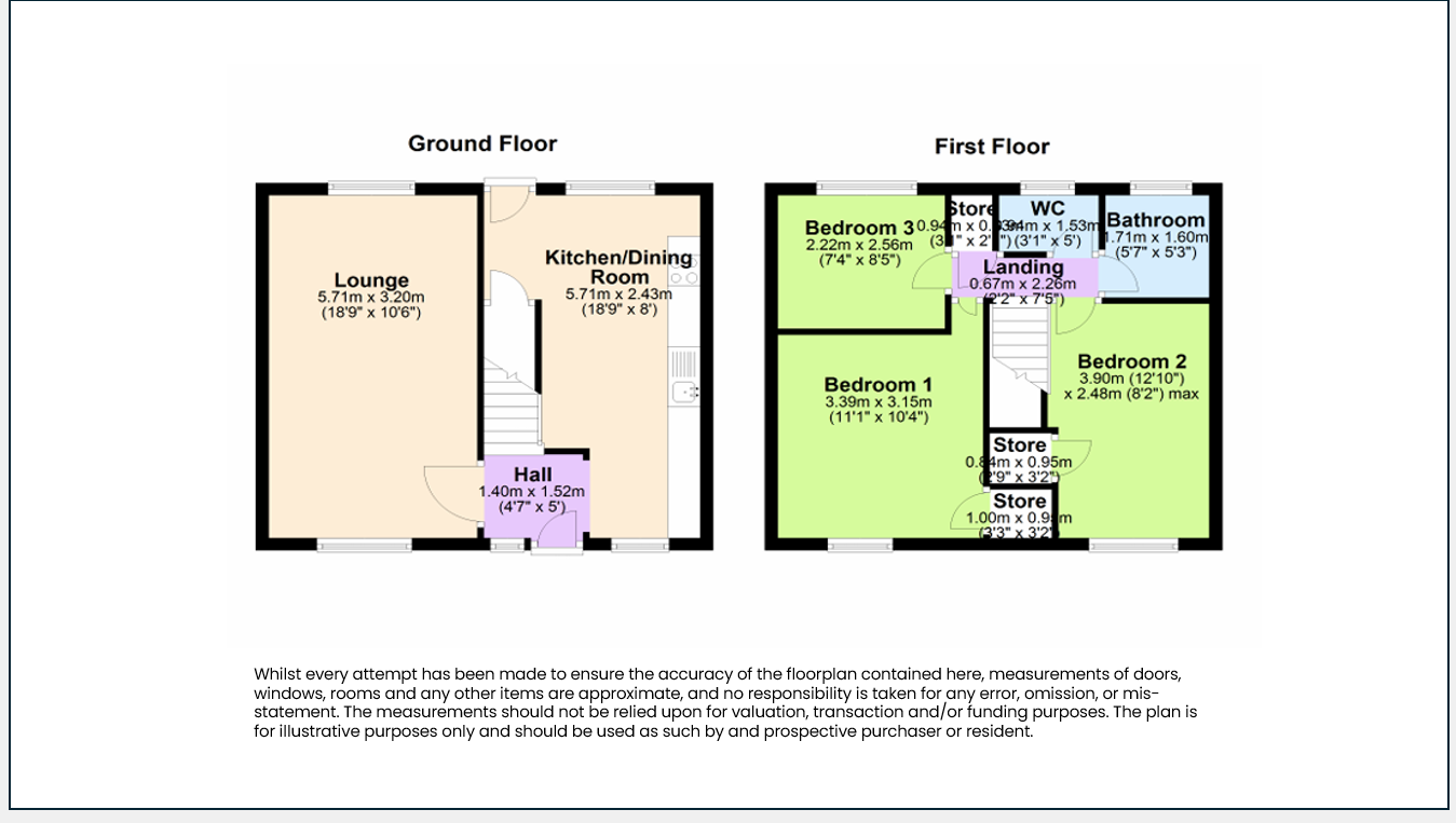 22 Aldam Road, Balby, Doncaster floorplan