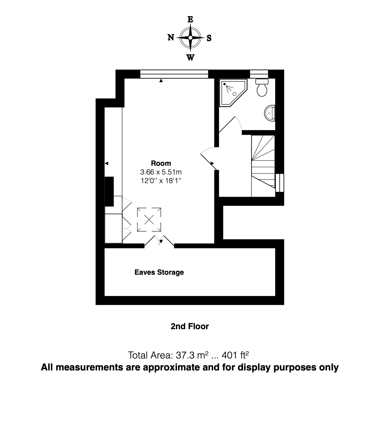 Top Floor Room, 6, Norfolk Road, London floorplan
