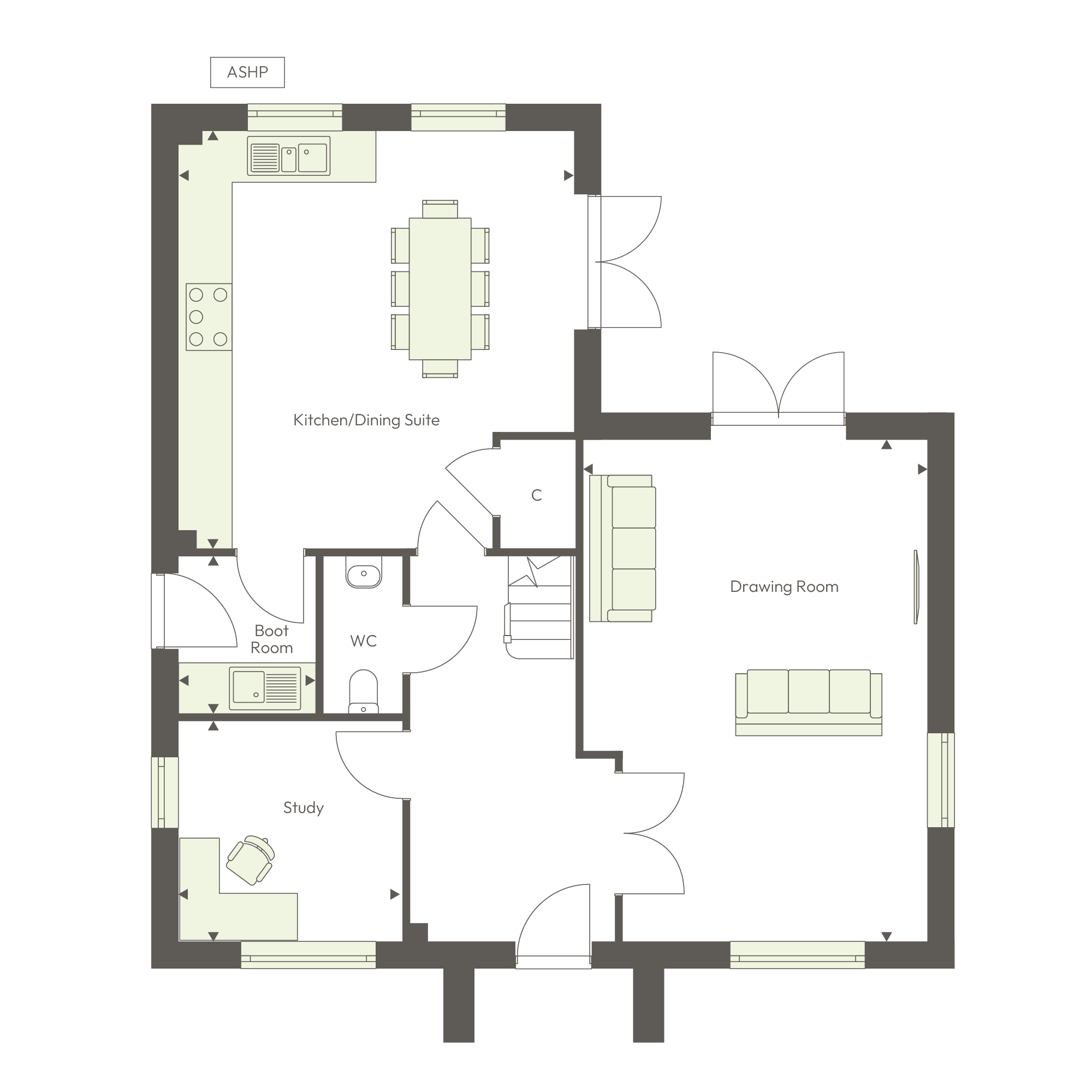 Plot 12 The Fulbrook, Orchard Mill,, Plot 12 The Fulbrook, Orchard Mill, Bristol floorplan