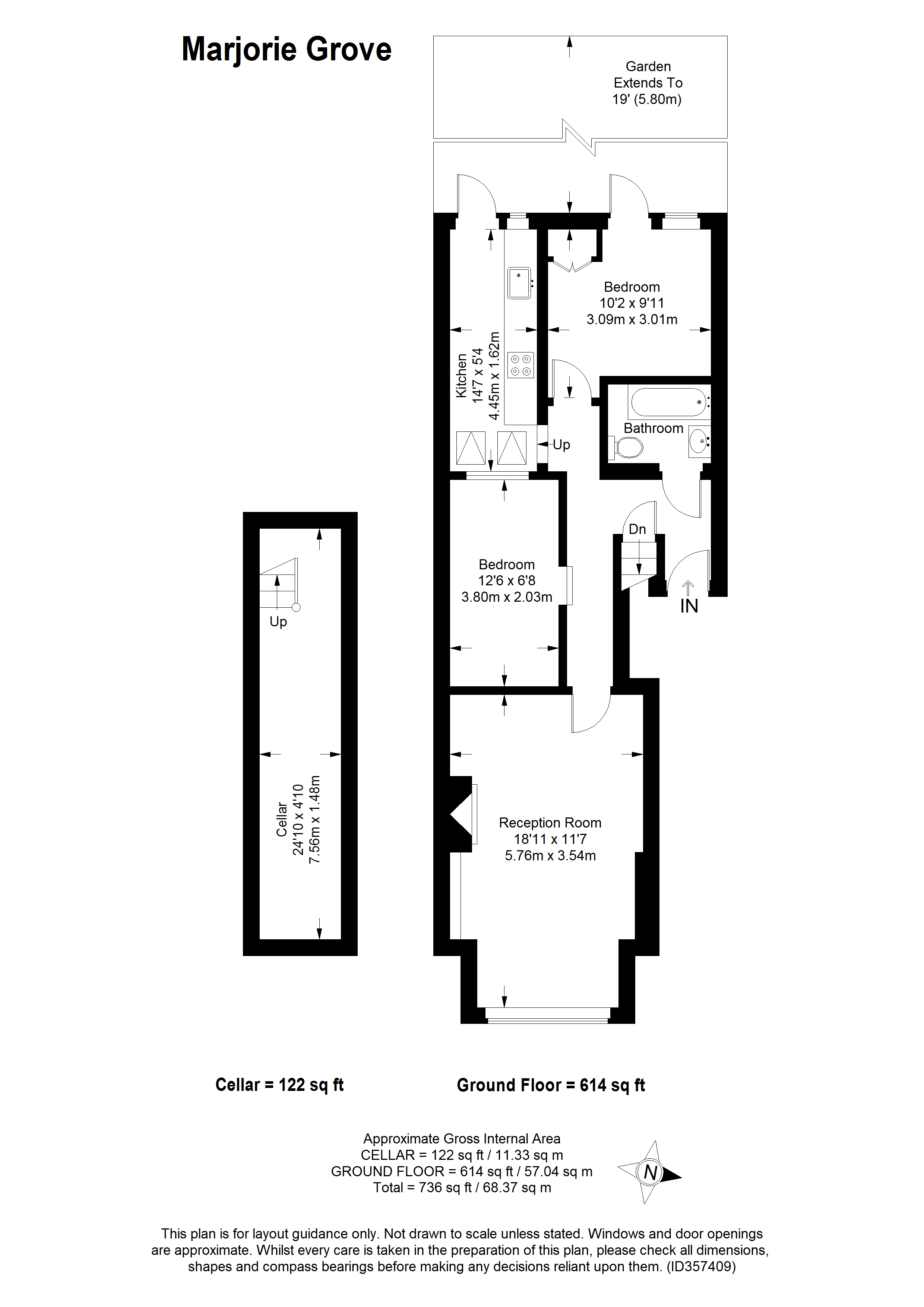 2 Bedrooms Flat for sale in Marjorie Grove, London SW11