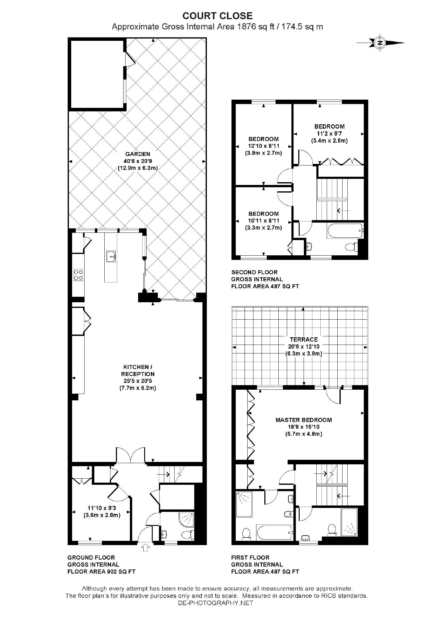 3, Court Close, London floorplan