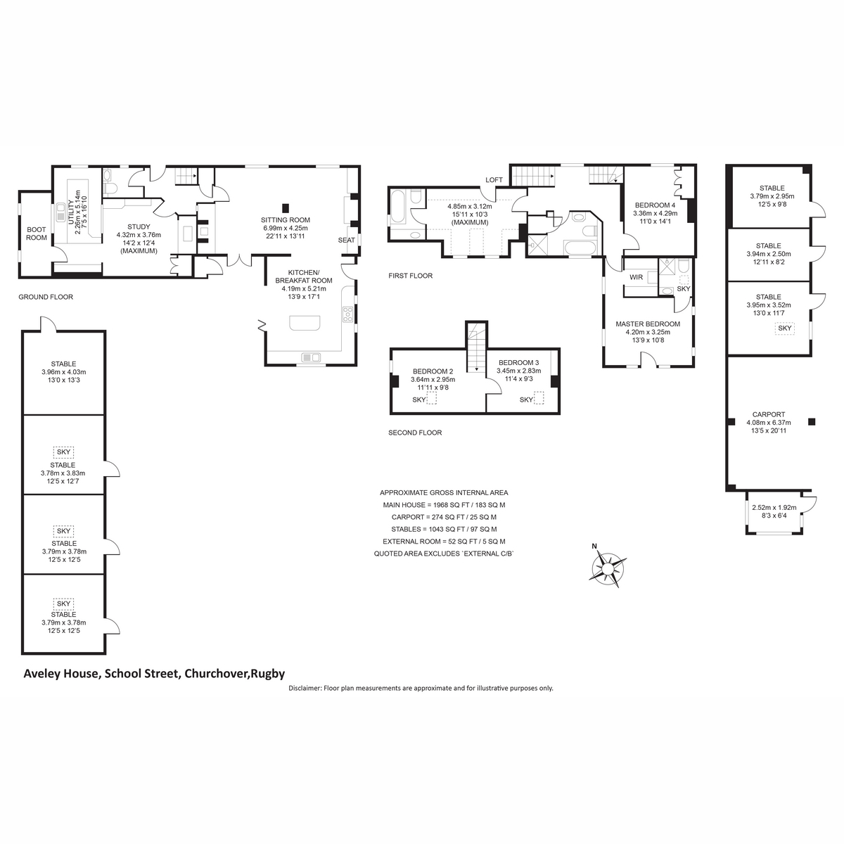 Aveley House, School Street, Rugby floorplan