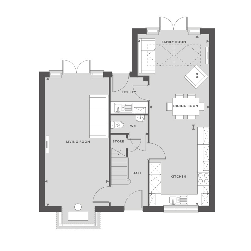 336, Hay Lake Crescent, Yaxley floorplan