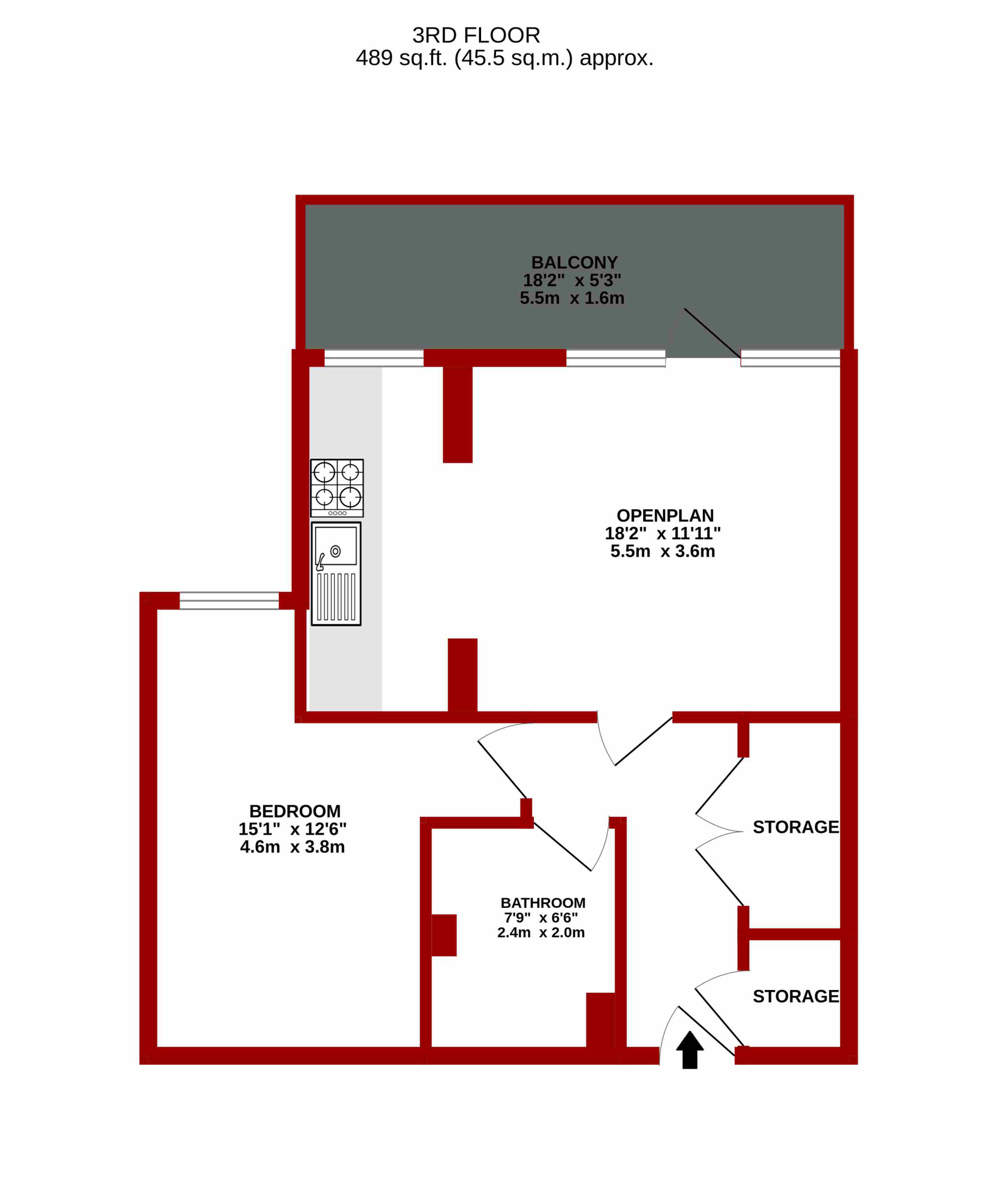 54 Fenland House,, Harry Zeital Way, Hackney floorplan
