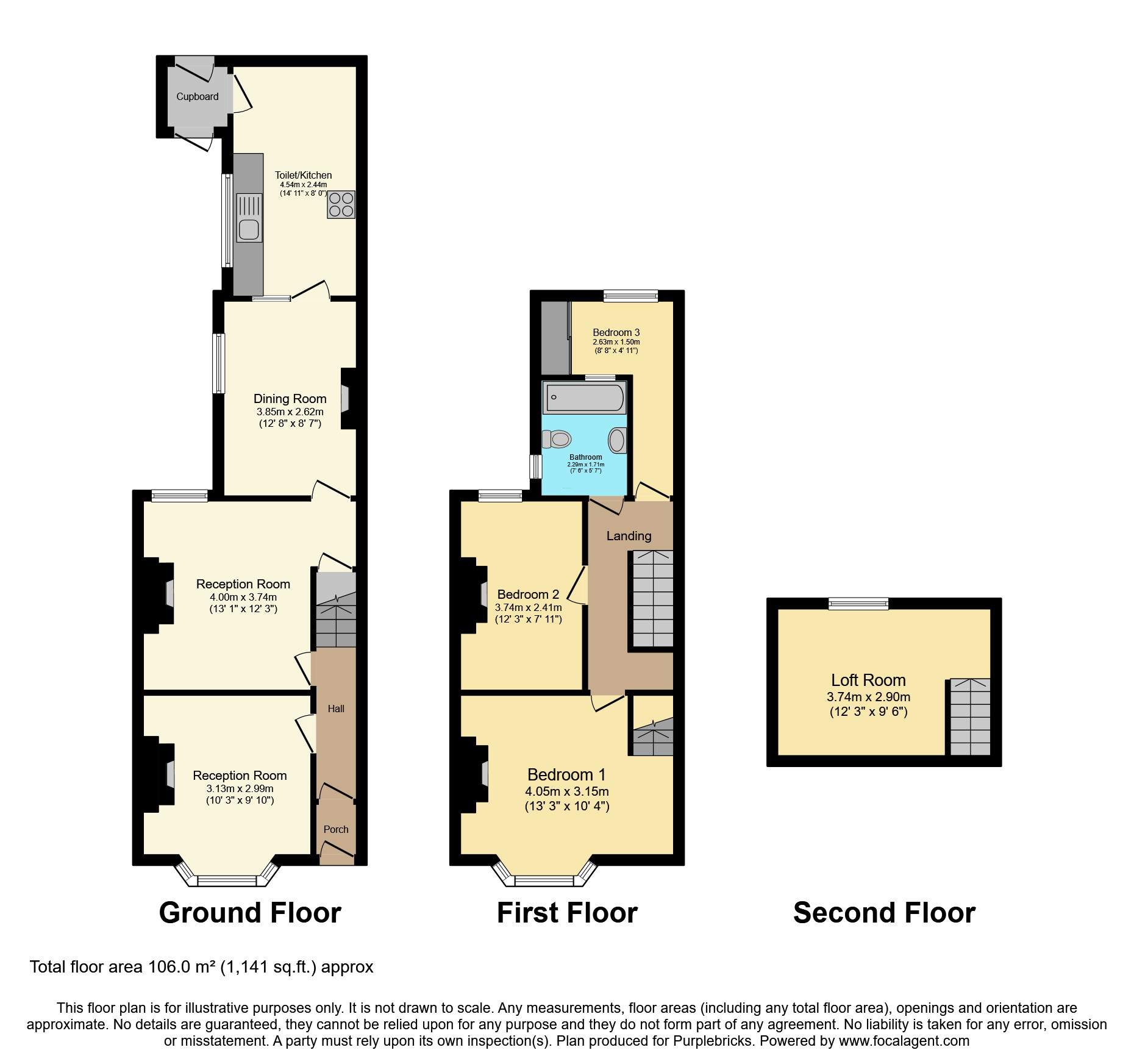 19, Clive Road, Middlesbrough floorplan