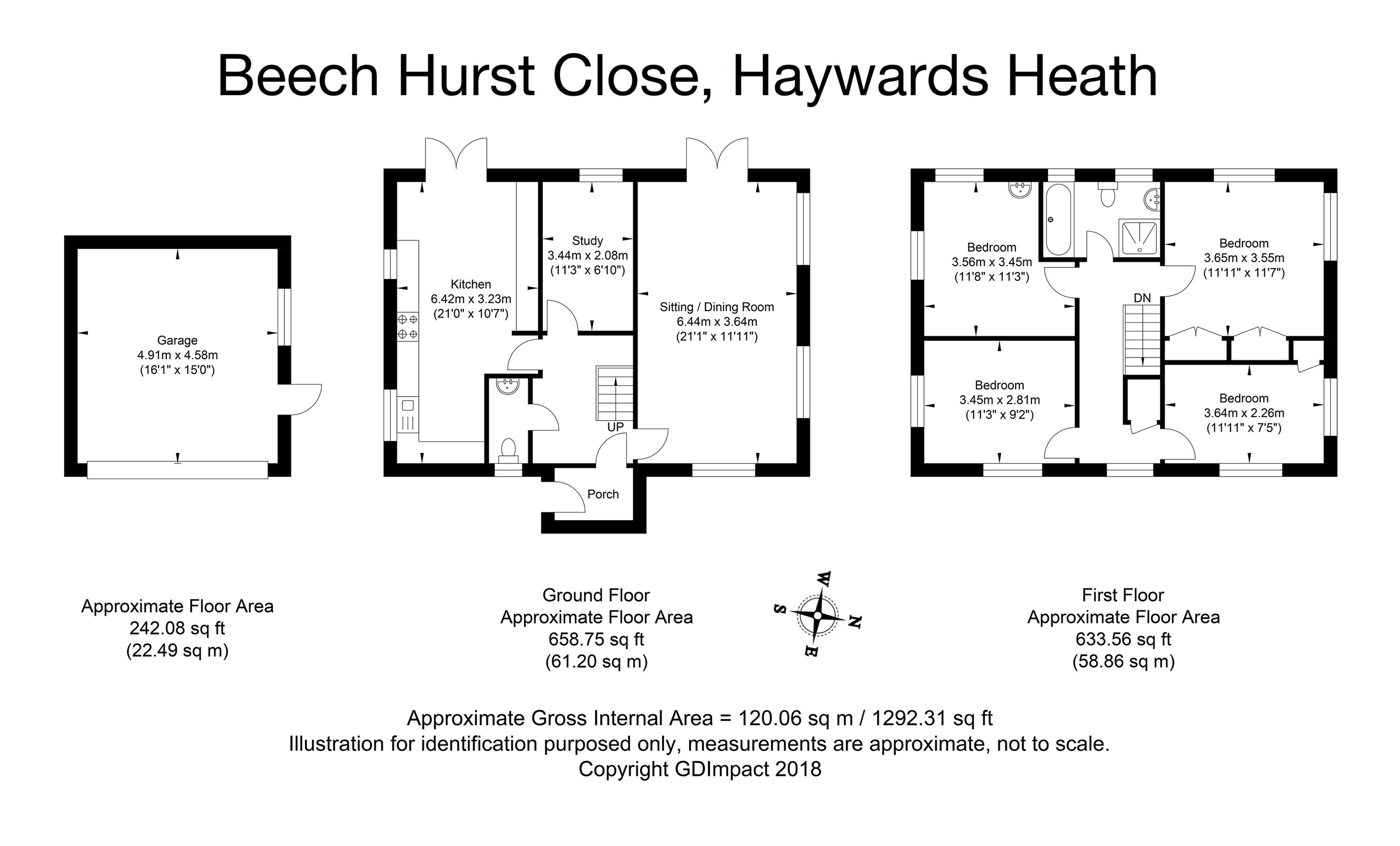 4 Bedrooms Detached house for sale in Beech Hurst Close, Haywards Heath RH16