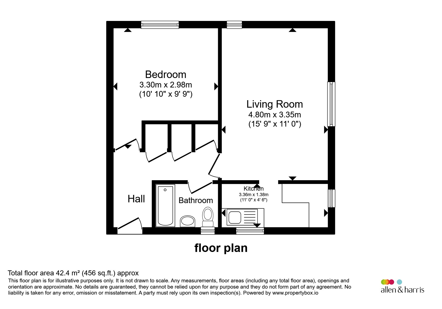 95, Abbotswood, Bristol floorplan