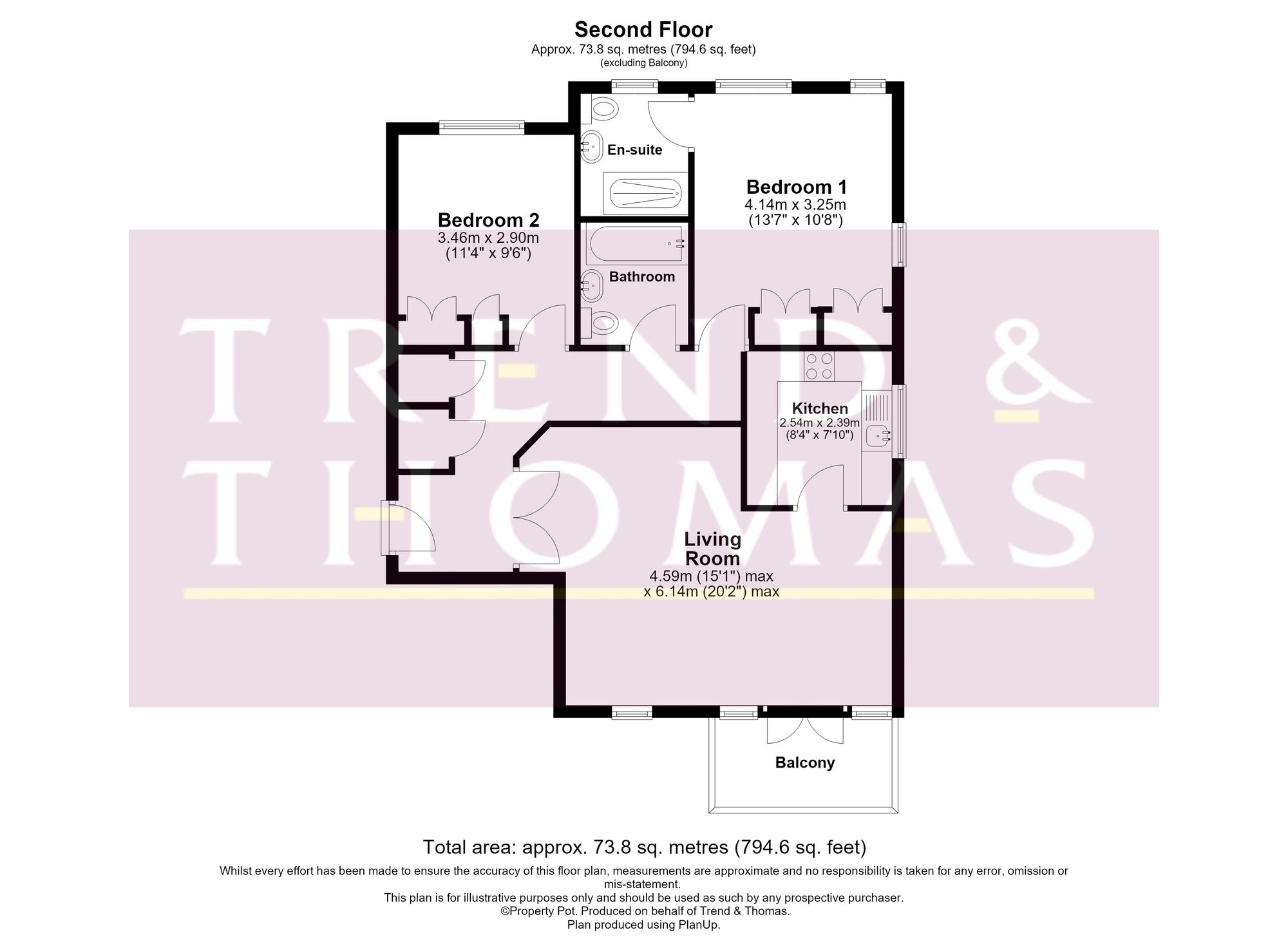 6 Centennial Court High Street, Rickmansworth floorplan