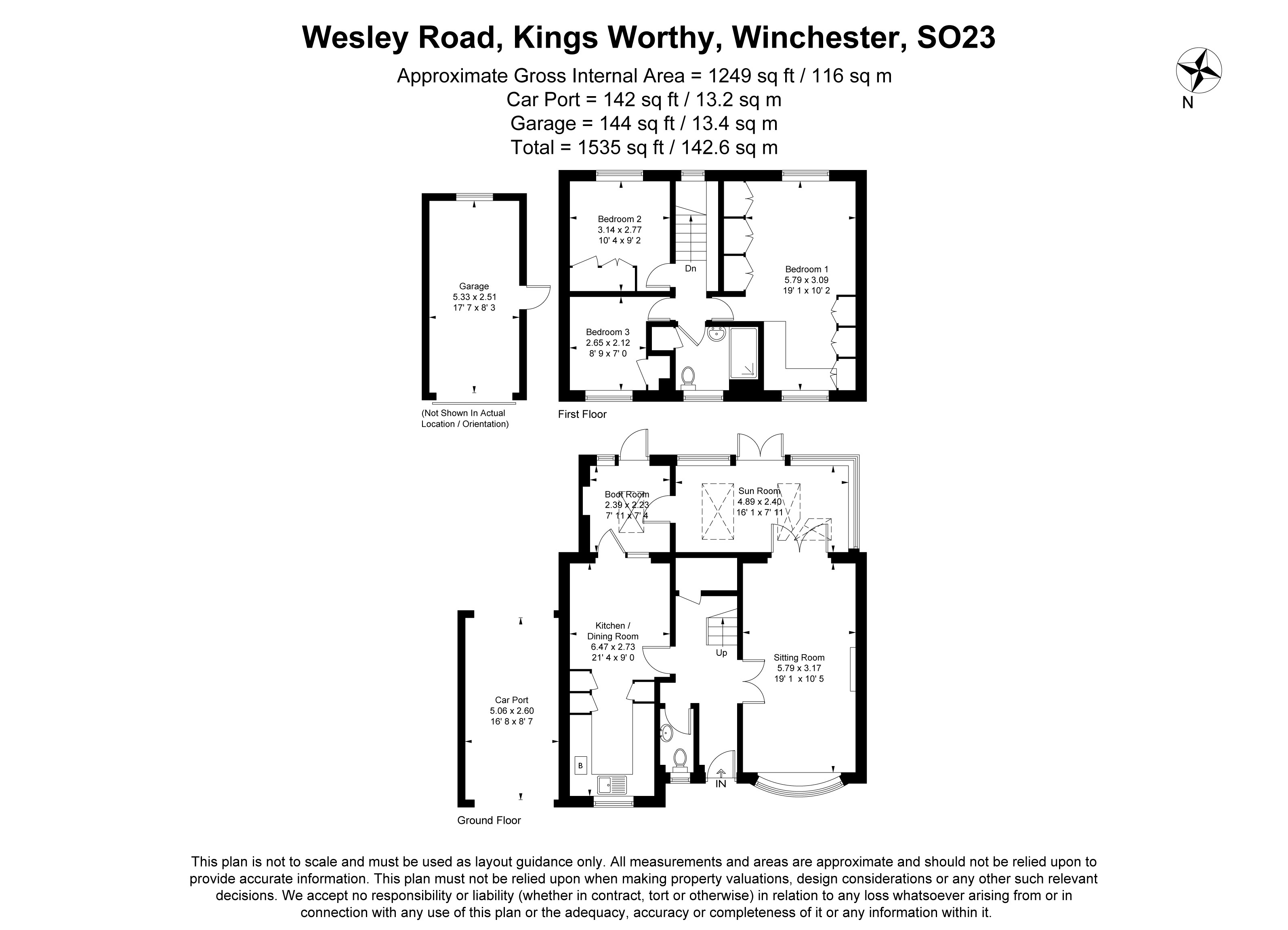Wesley Road, Kings Worthy, Winchester SO23, 3 bedroom linkdetached