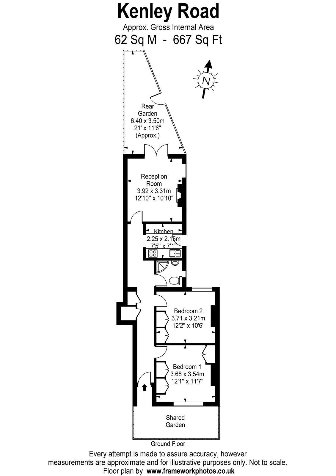 73, Kenley Road, Twickenham floorplan