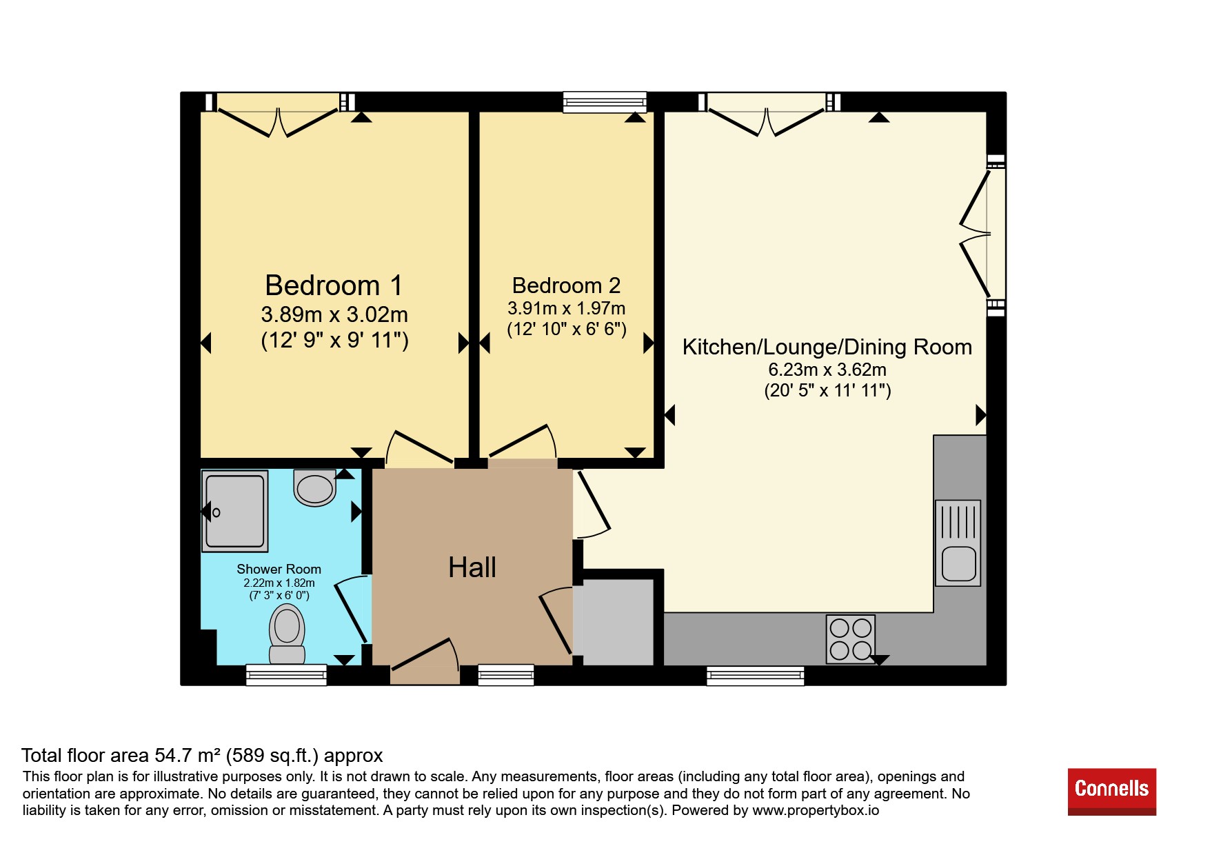 Bishops Place Apartments, 27, Bishops Place, Paignton floorplan
