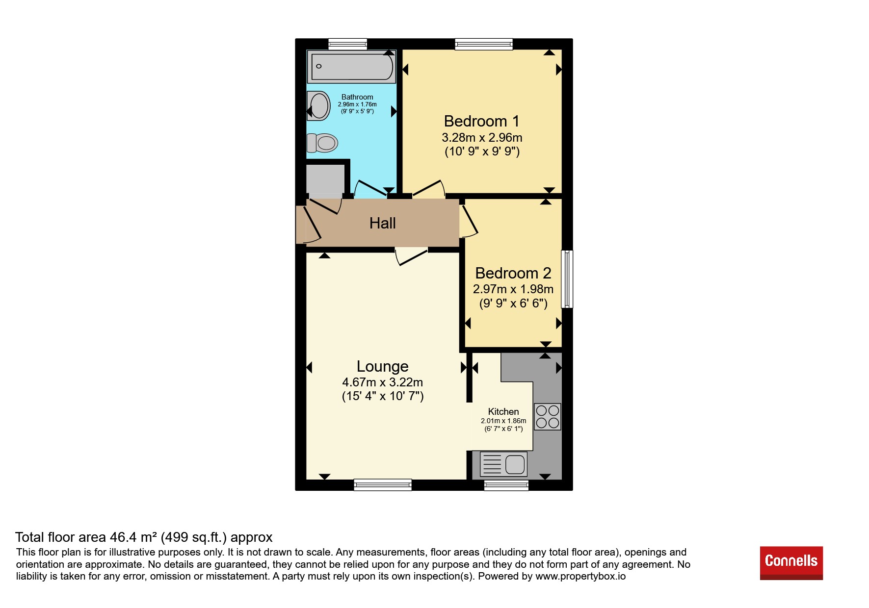Flat 6, Minster Court, 125, Paynes Road, Southampton floorplan