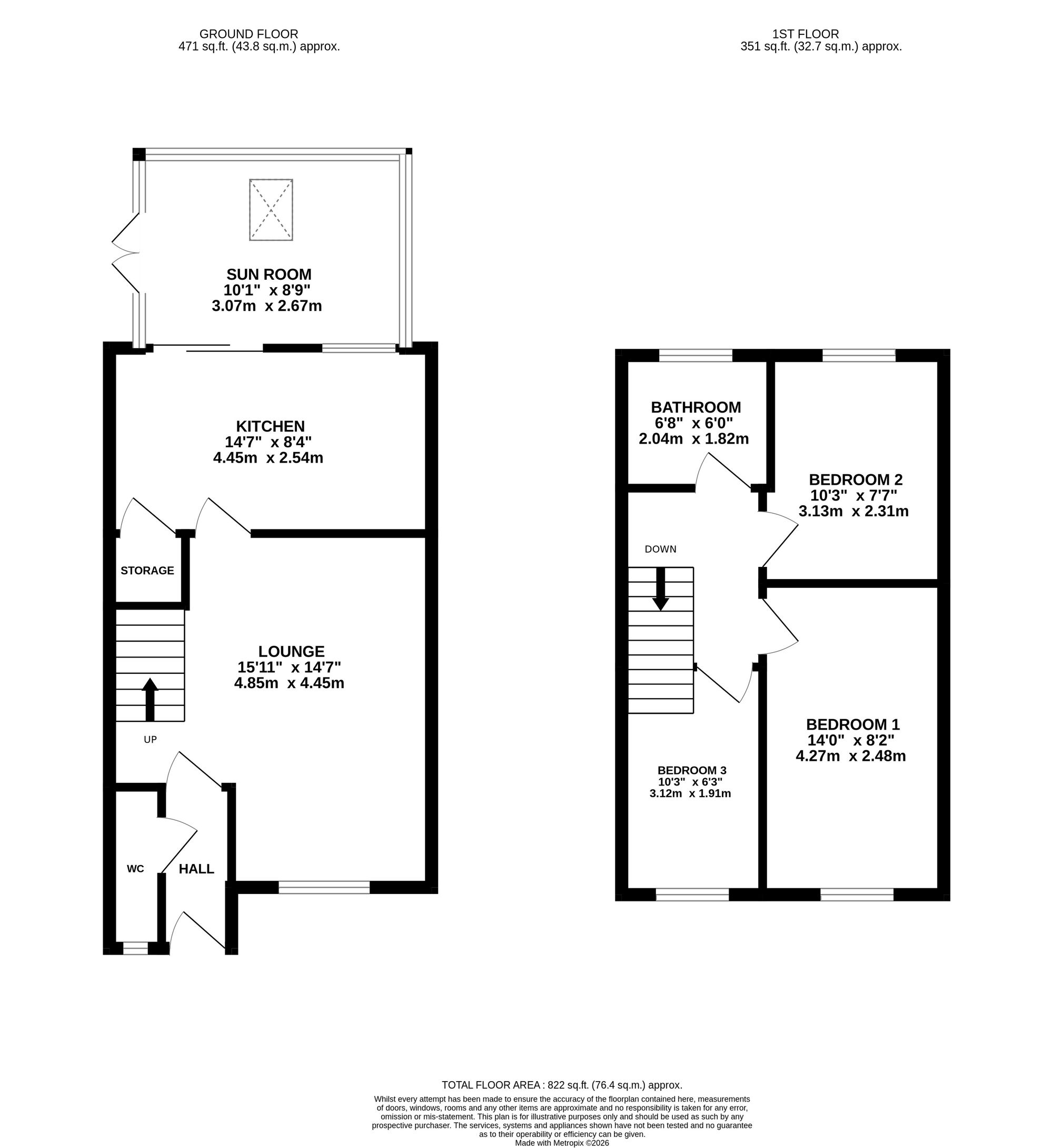 49 Lambourn Drive, Crewe floorplan