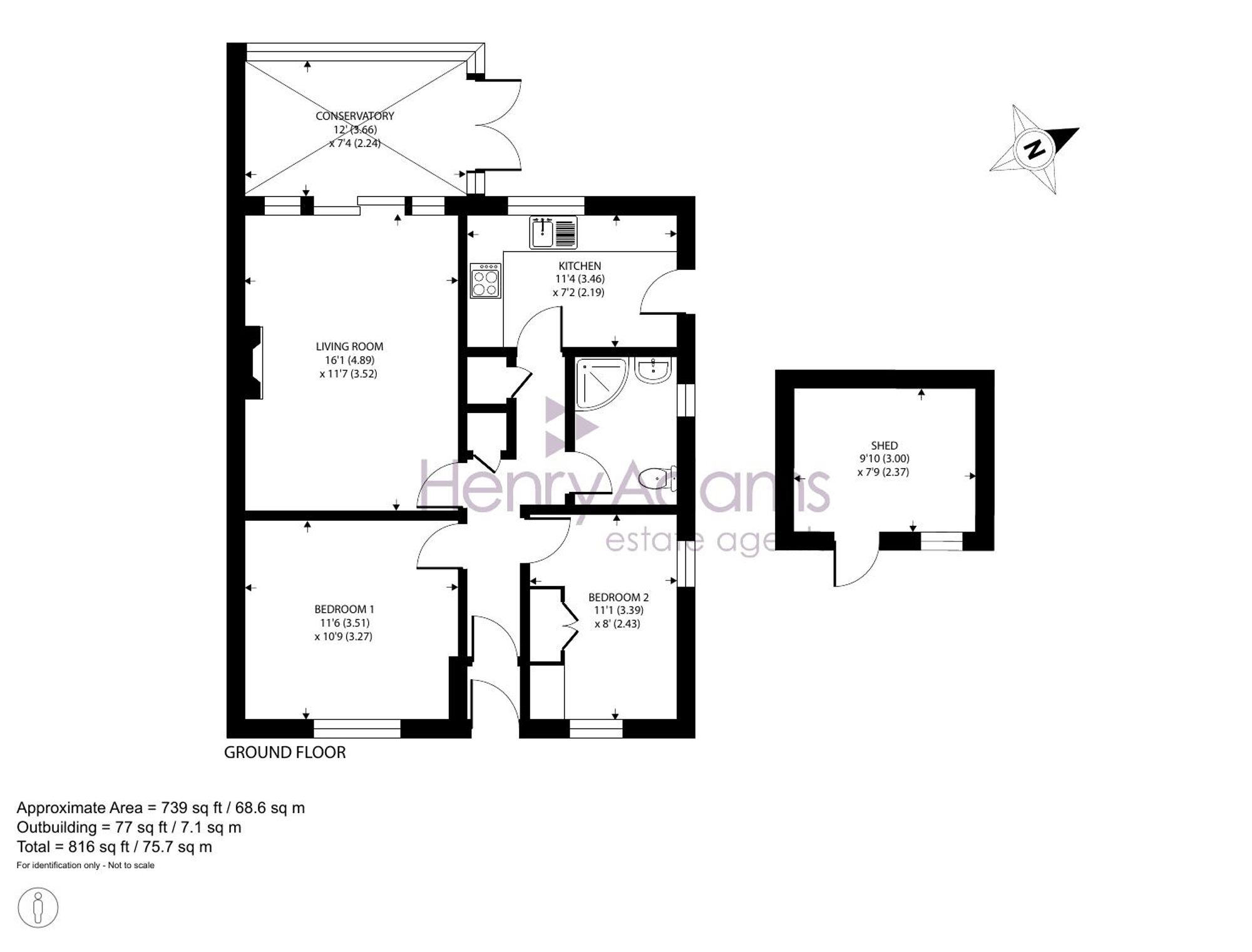 5 Tretawn Gardens, Chichester floorplan