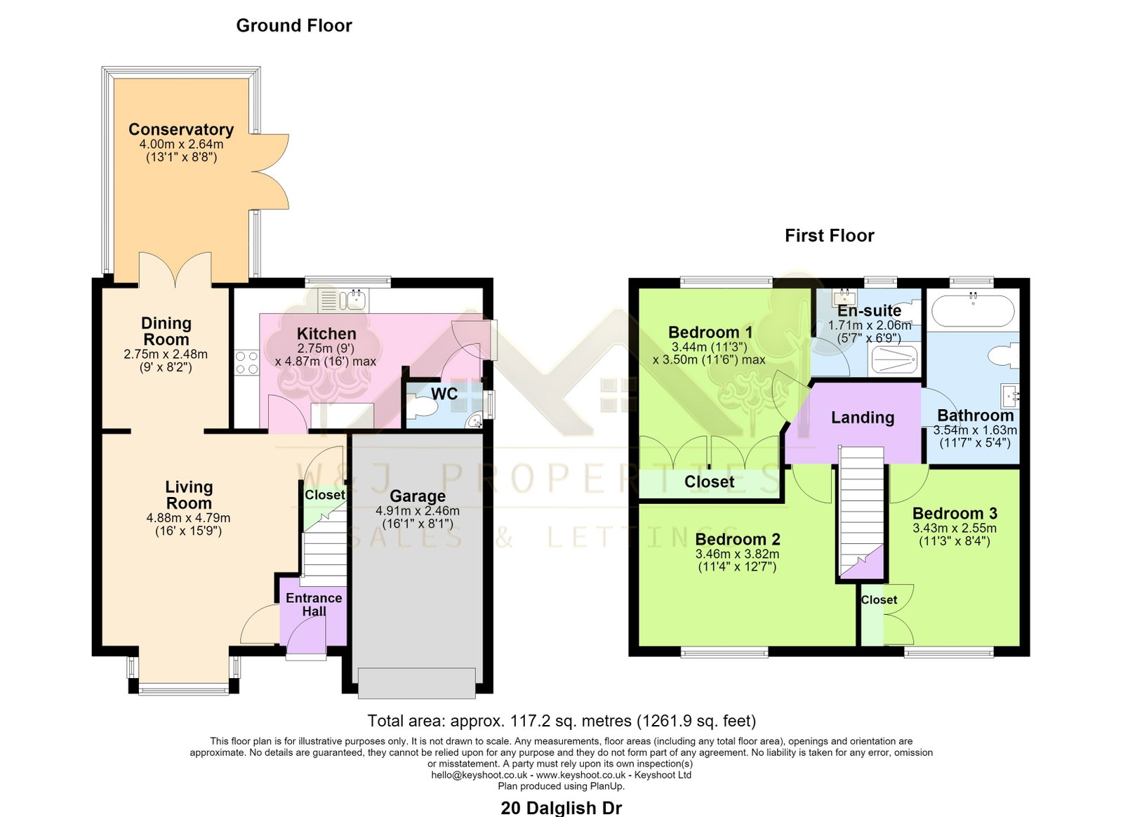 20, Dalglish Drive (get agent), Blackburn floorplan