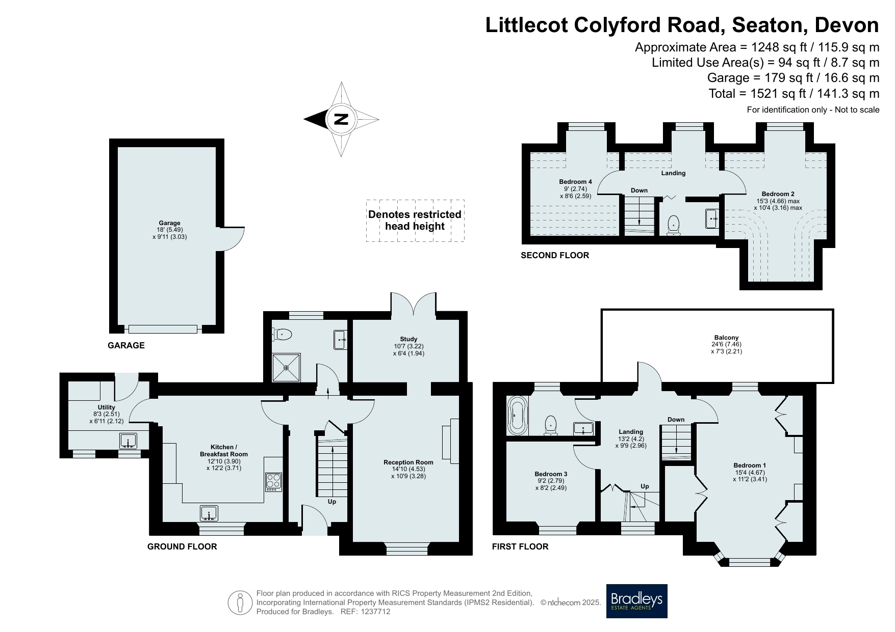 Littlecot,, Colyford Road, Devon floorplan